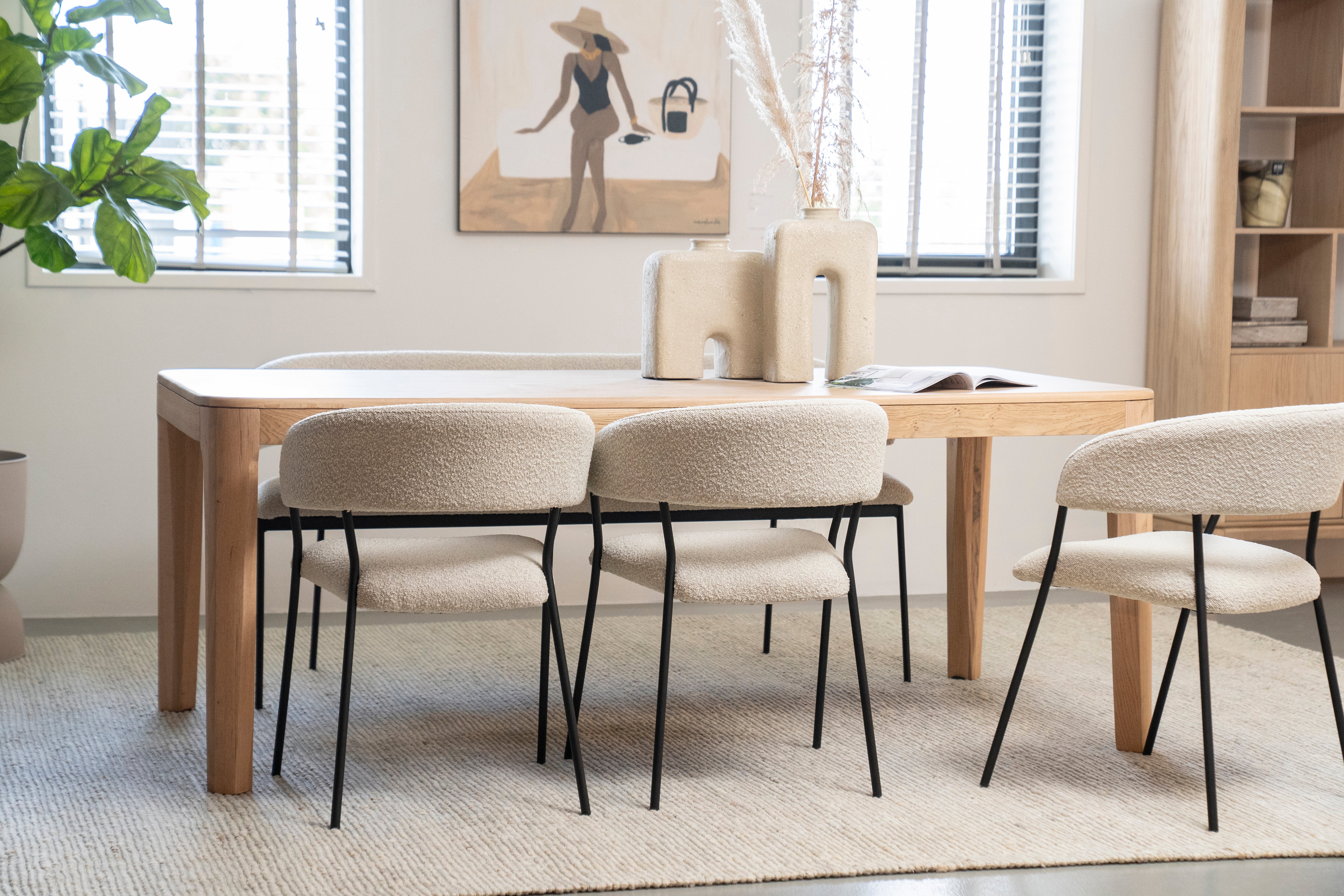 HARVEY Table Oak Wood