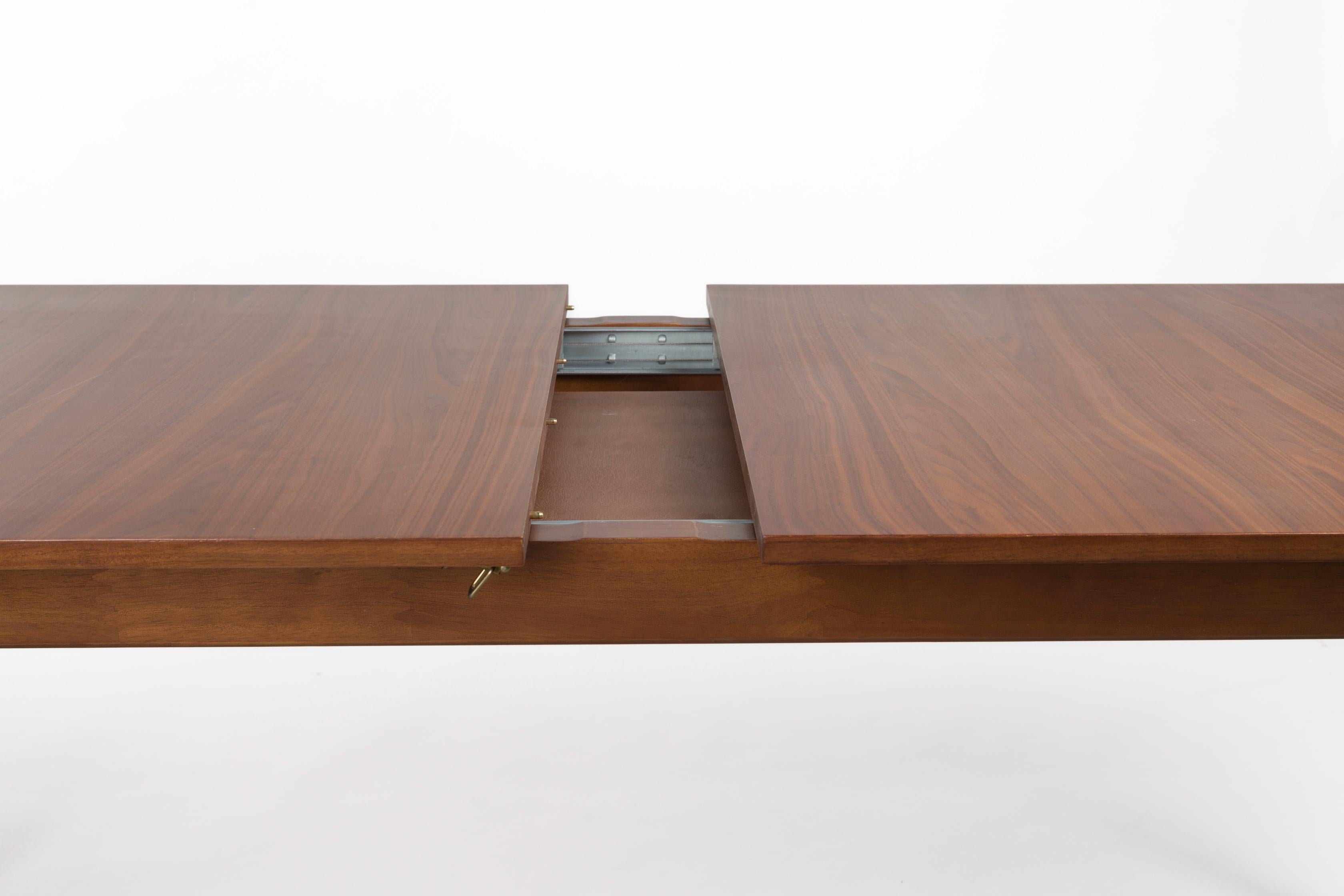 ELLEN Extendable Table in Dark Brown Rubberwood