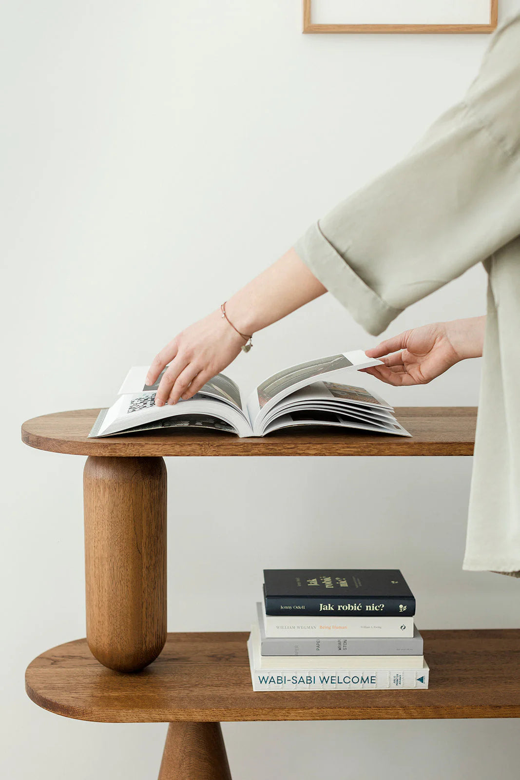 VAZOO Shelf Cream Oak Wood