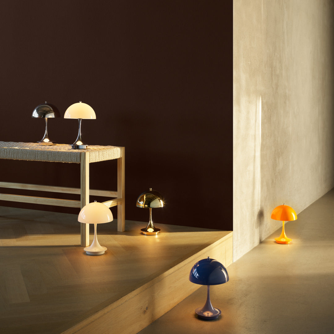 Prenosná lampa PANTHELLA 160 oranžová