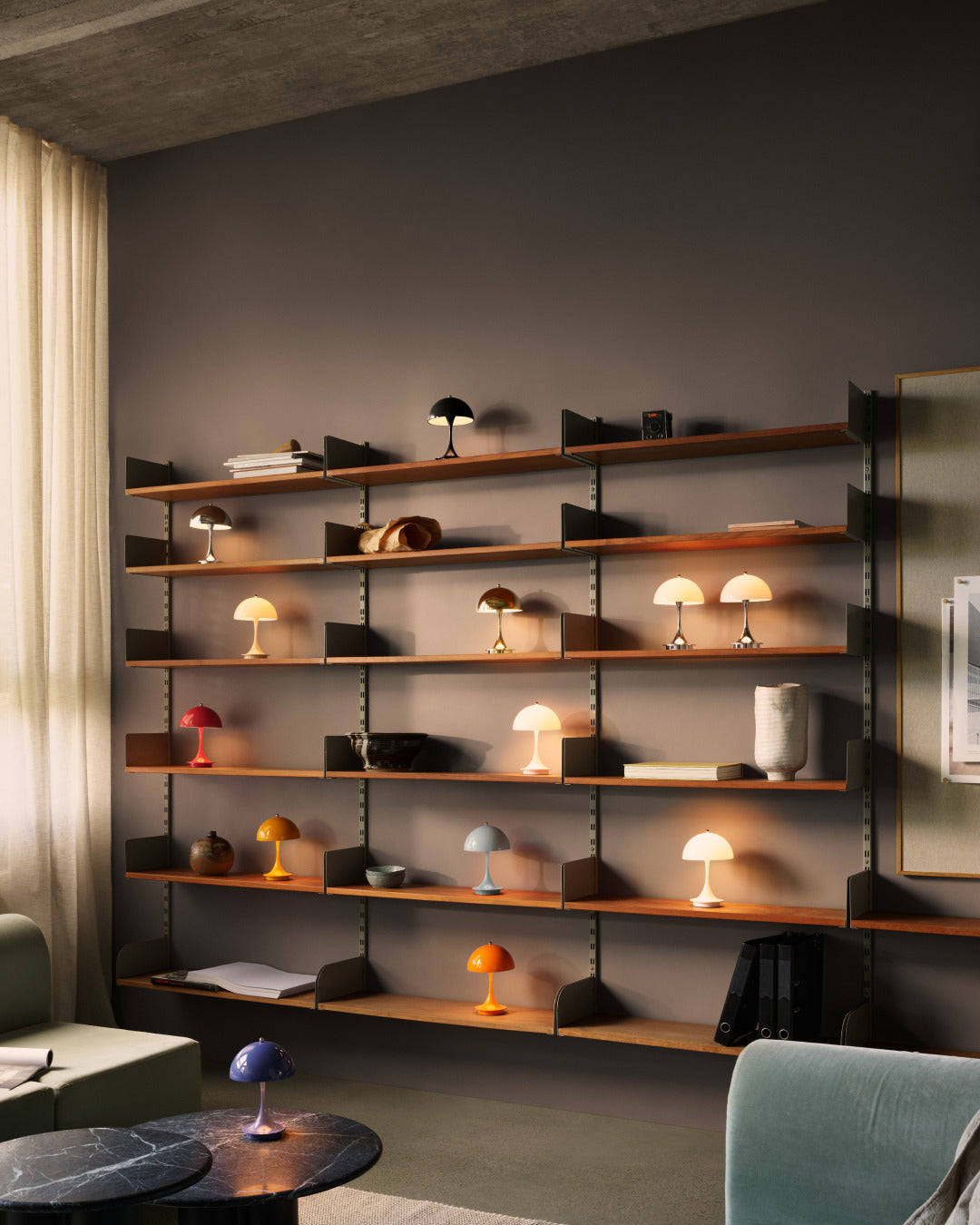 Portable lamp PANTHELLA 160 chrome