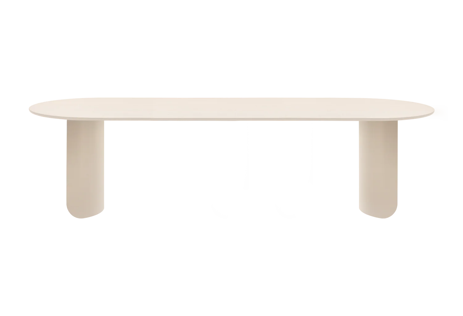Ovalný stôl PLATEAU pieskový