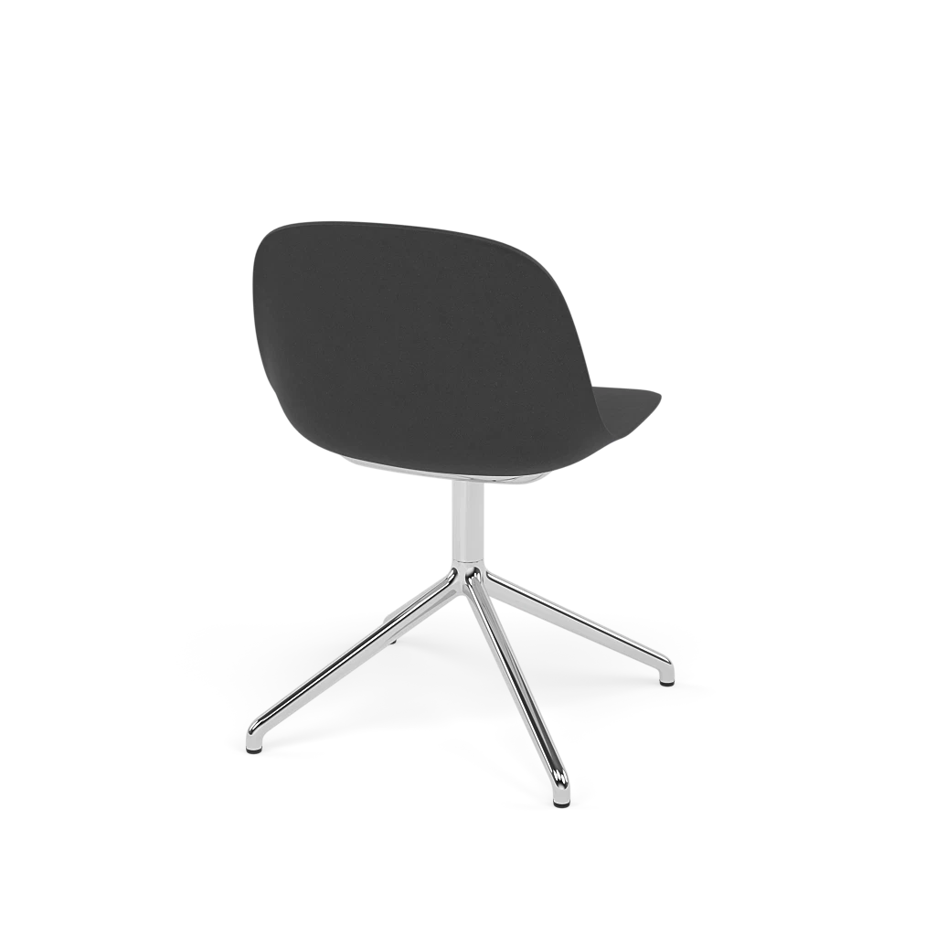 FIBER Black Swivel Chair