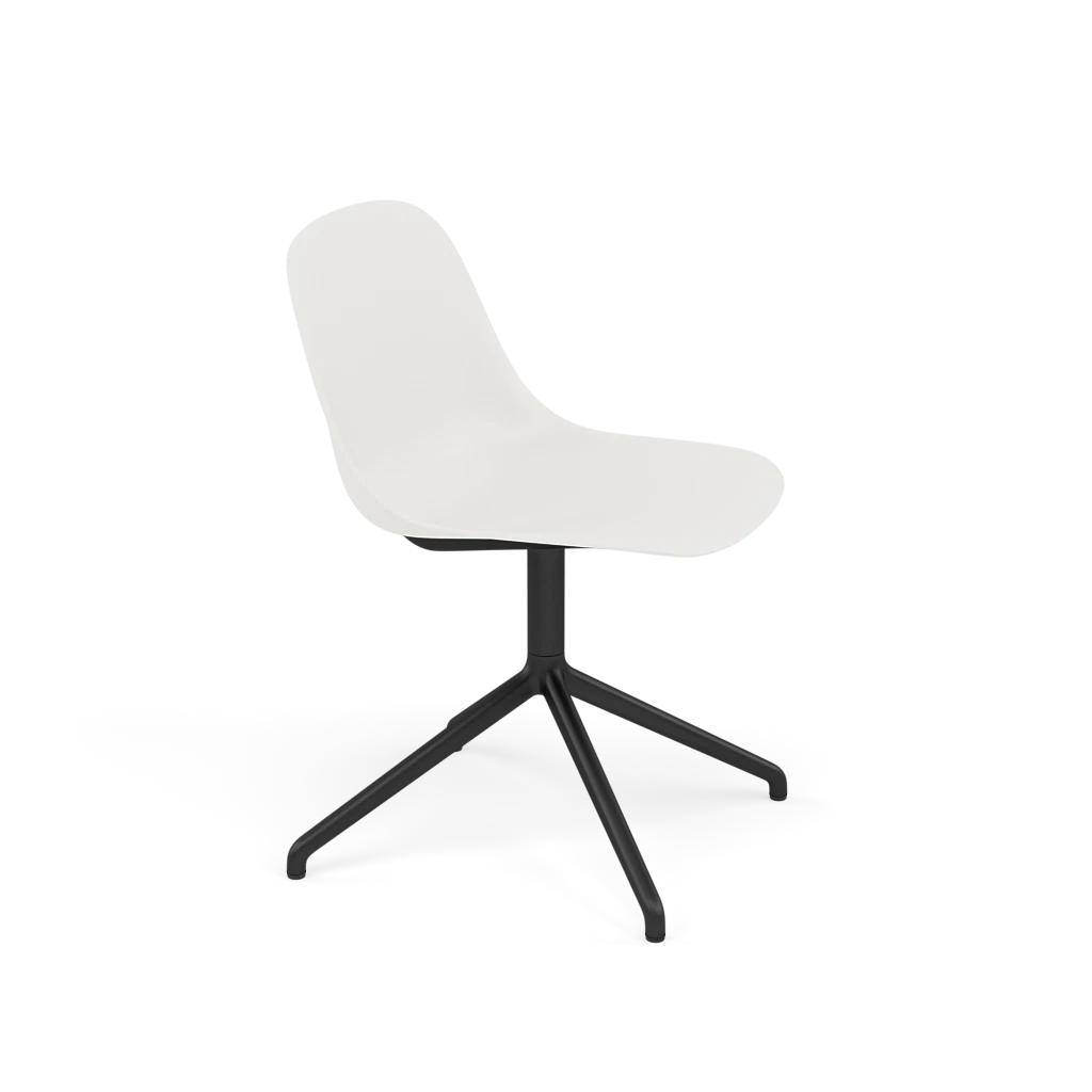 Otáčacie kreslo FIBER biele