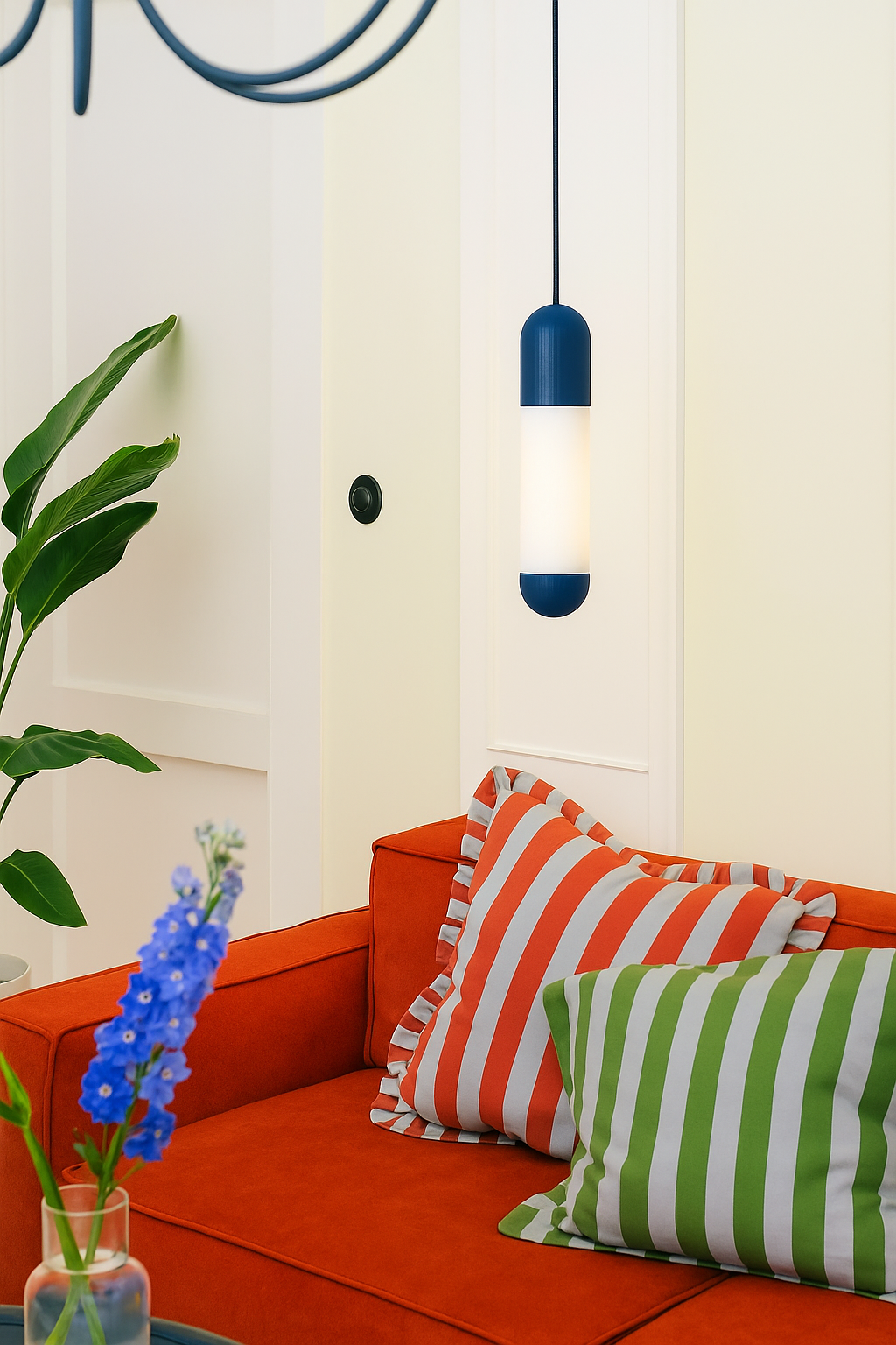 Závesná lampa FUNSUI čierna