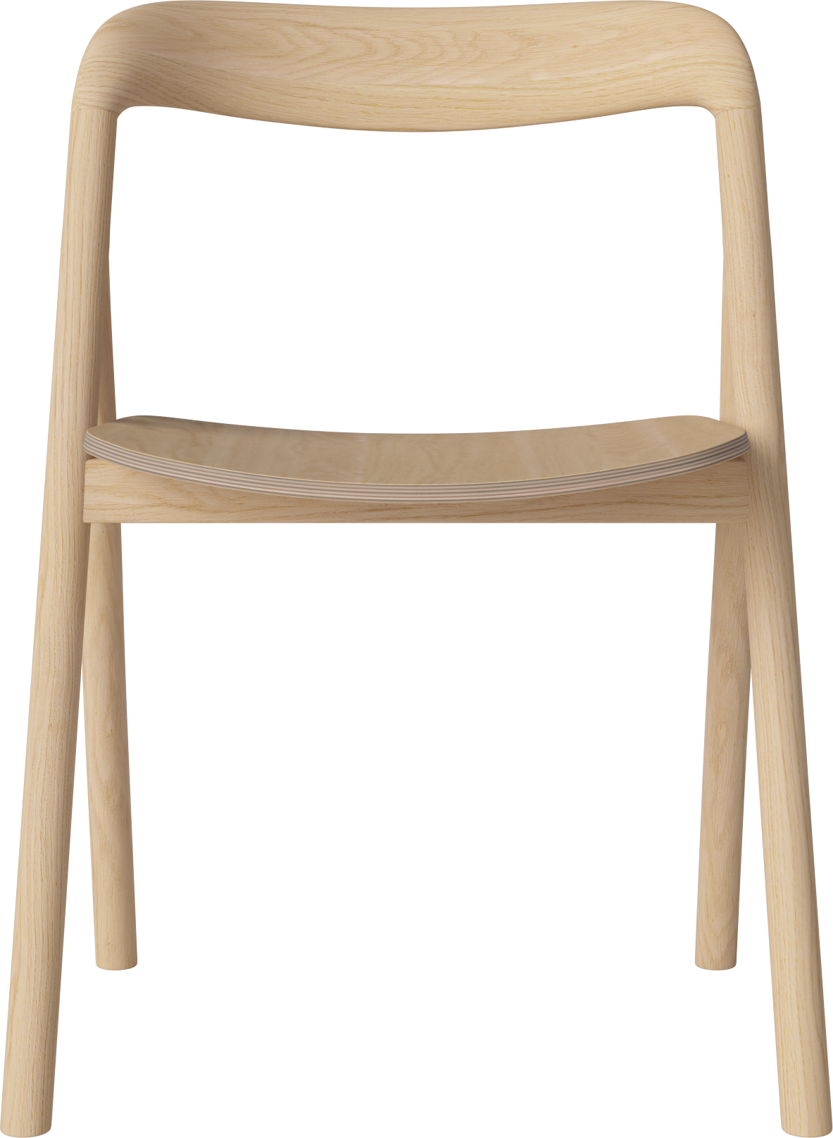 Stolička FENRI bielené dubové drevo