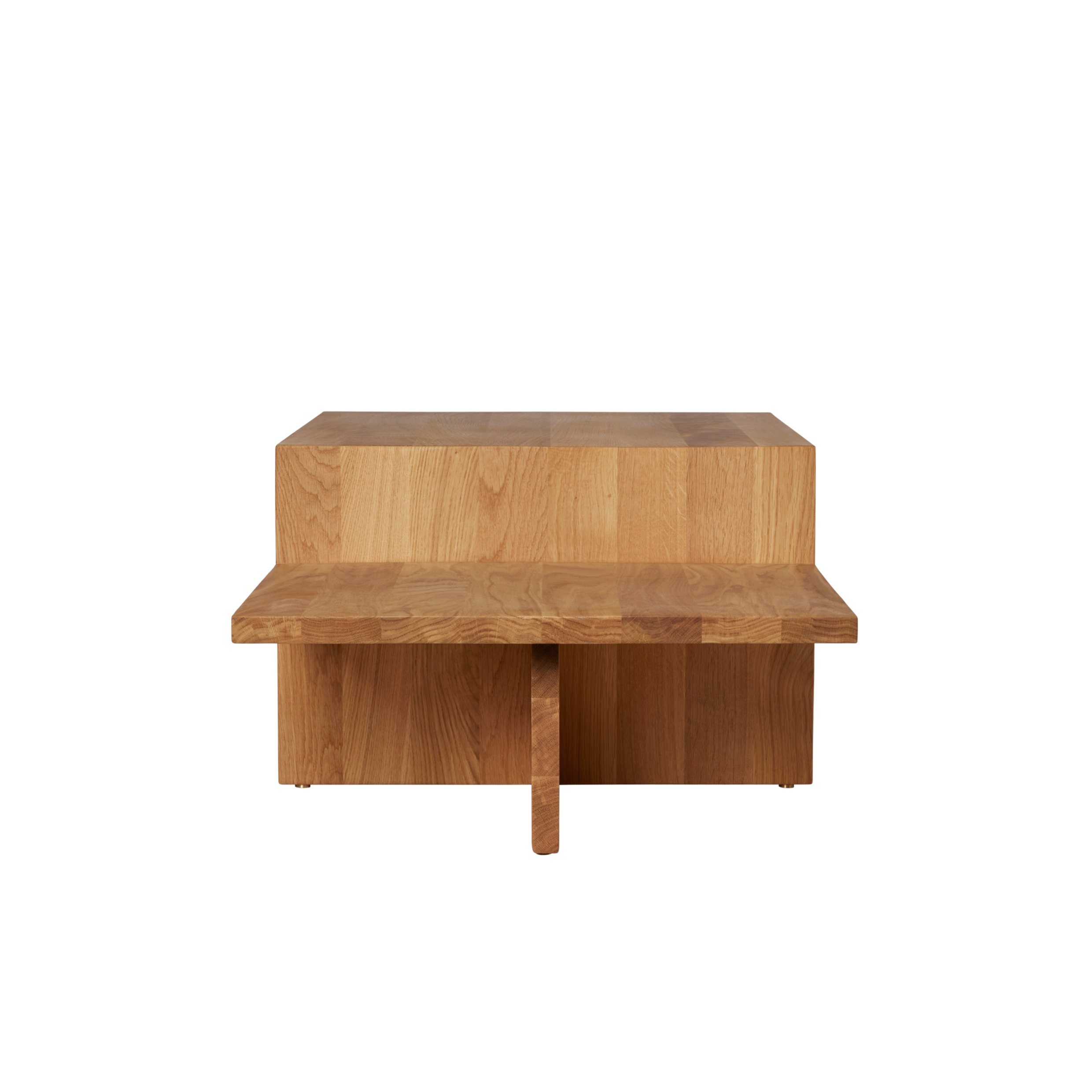 DISTINCT oak wood coffee table