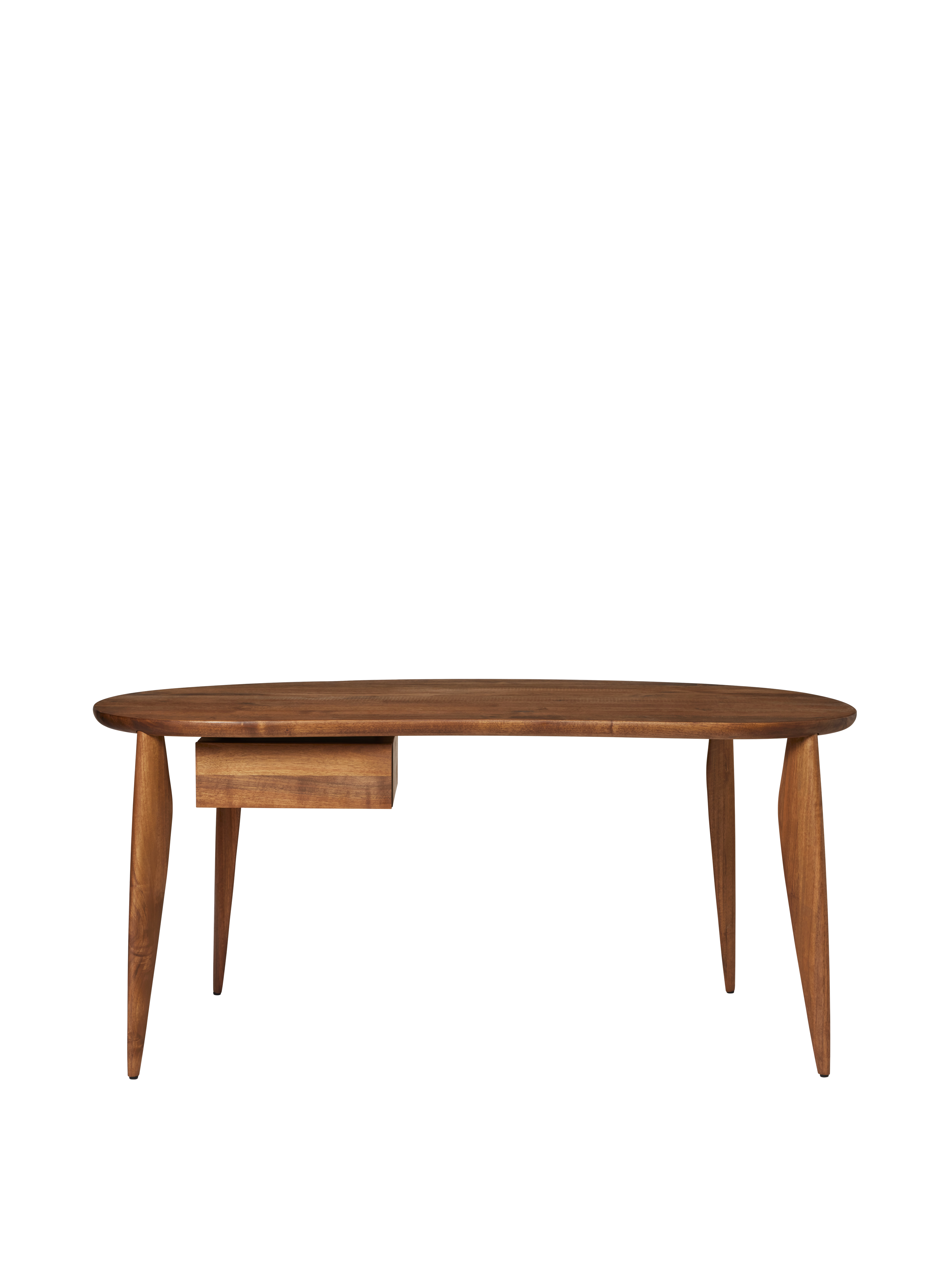 Písací stôl so zásuvkou FEVE orechové drevo