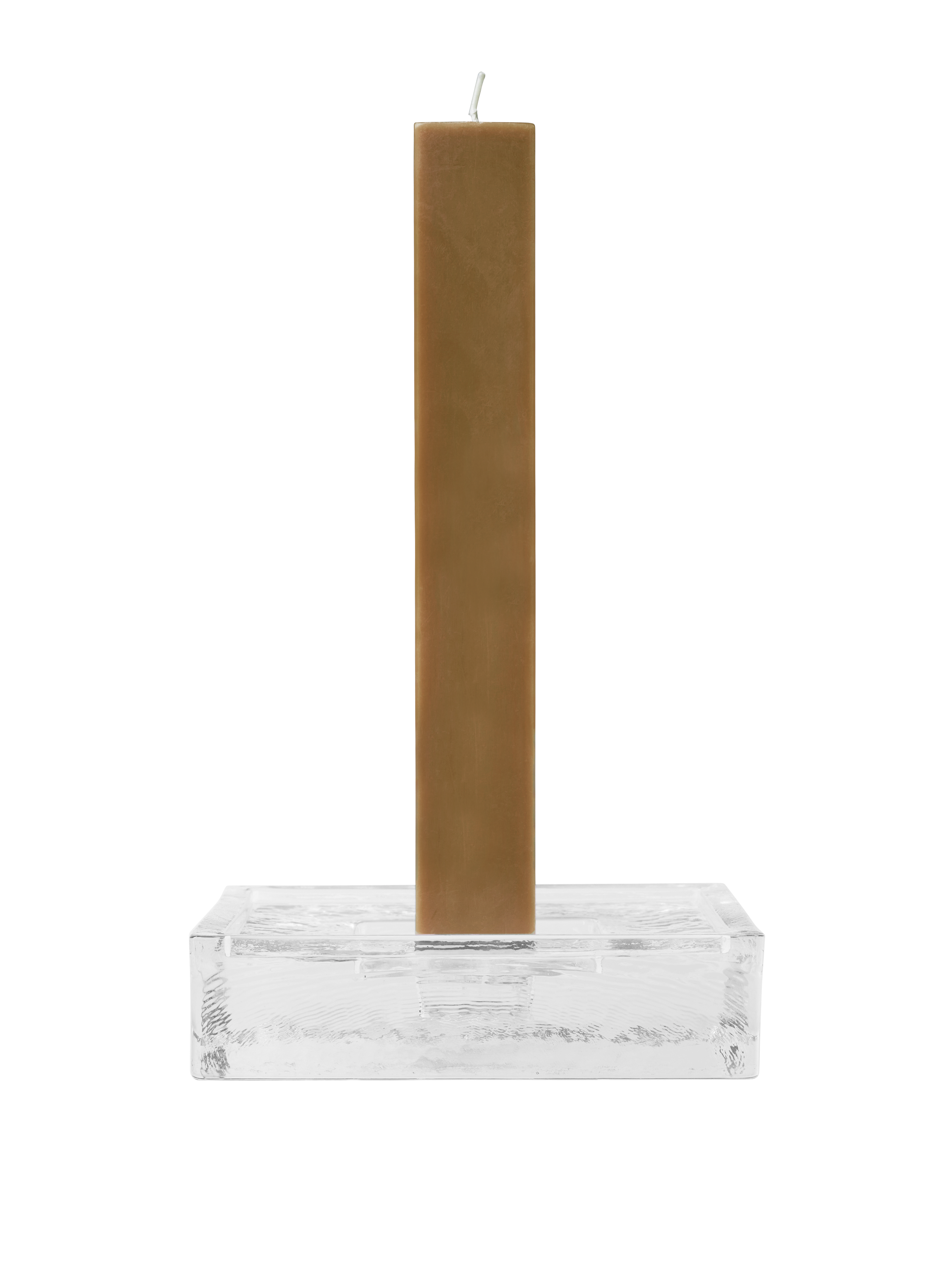 Štvorcový svietnik GRADIA sklo
