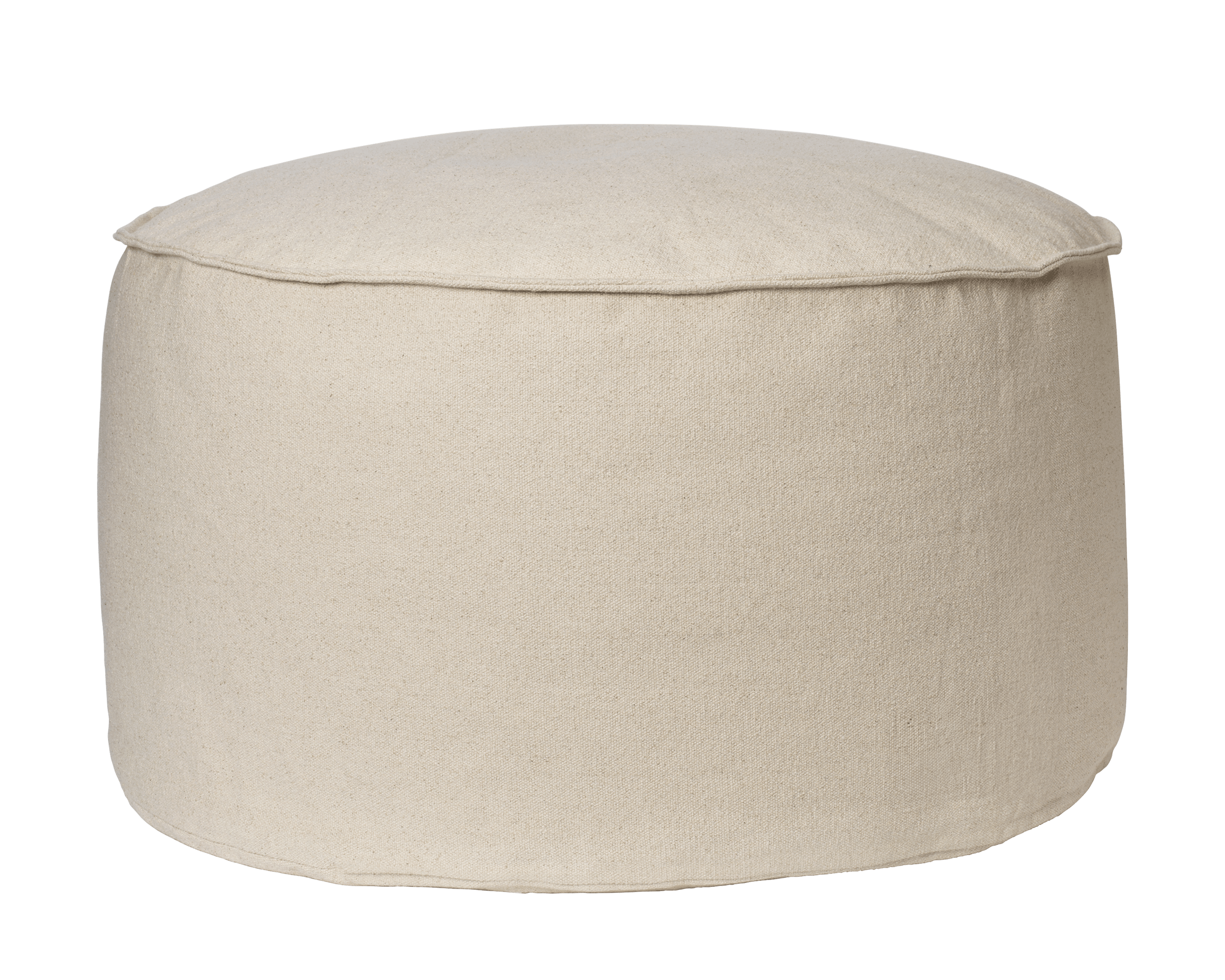 Puf AUN FAT zlomená biela