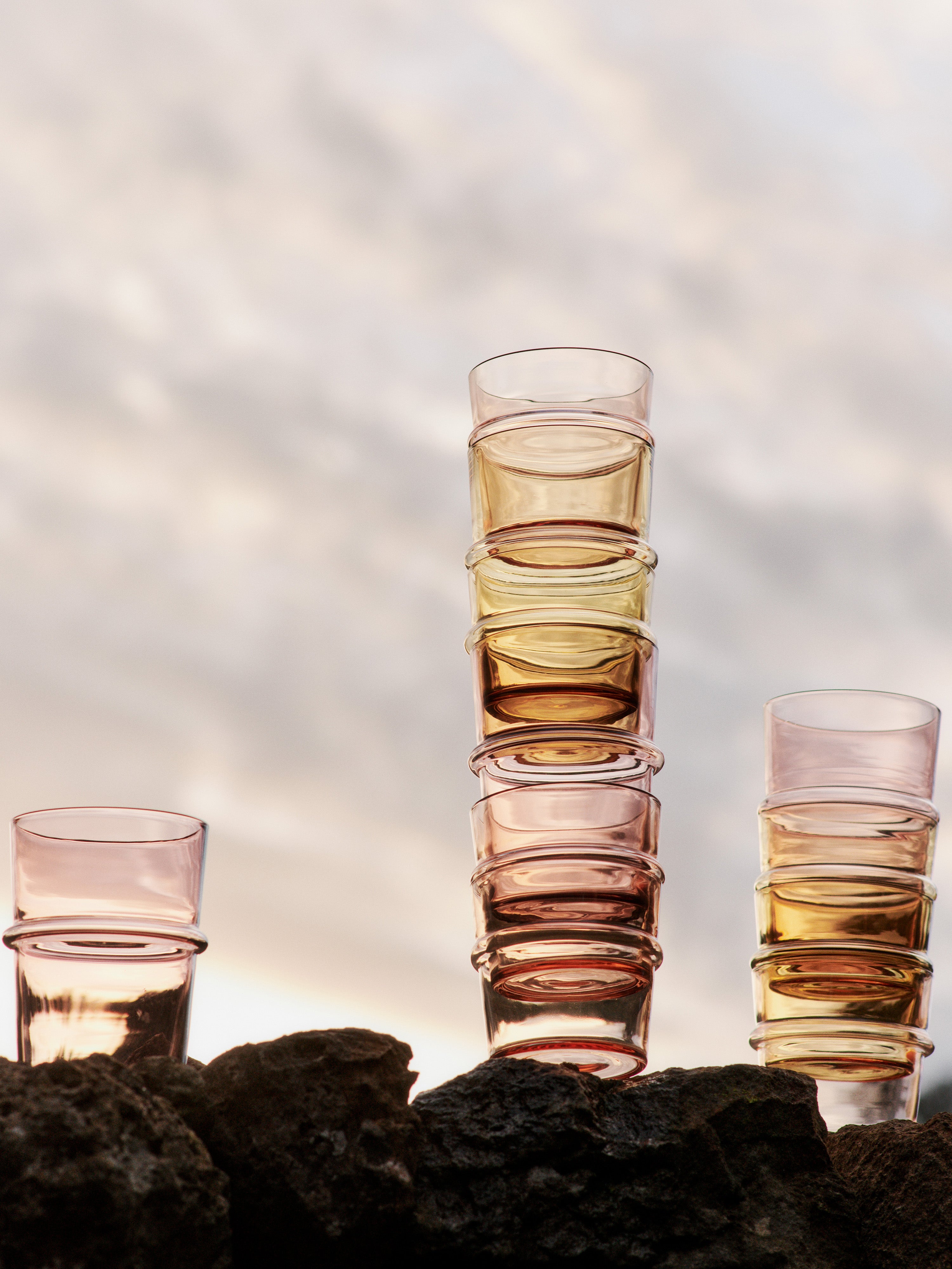 BOYA Glass Set Purple Glass