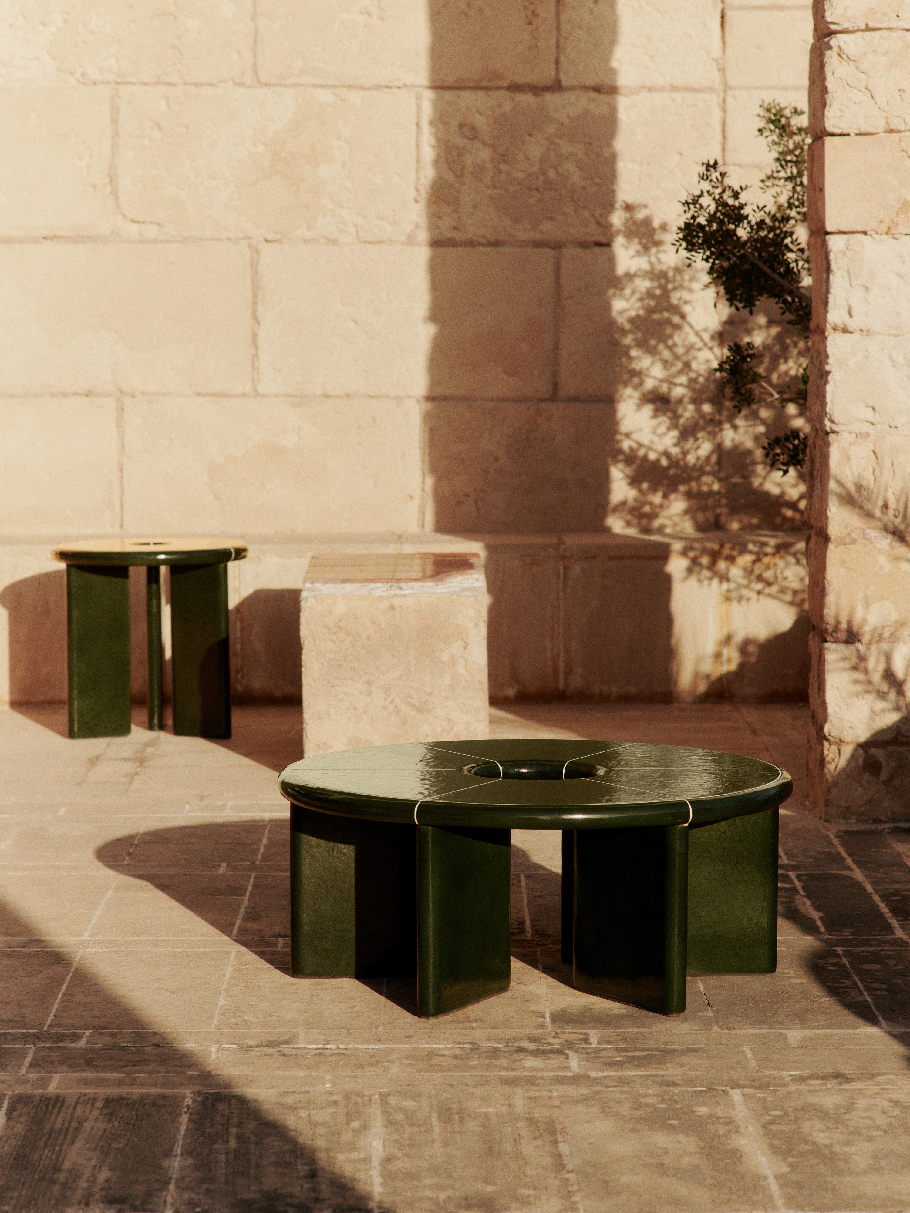 DEYA Dark Green Coffee Table