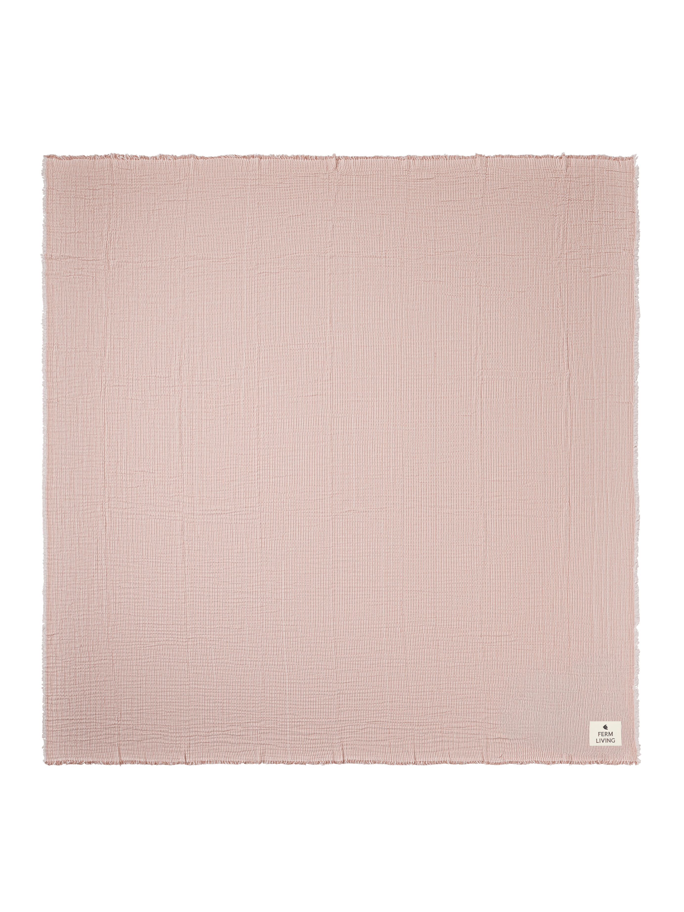 Narzuta FINO złamana biel z jasnoróżowym