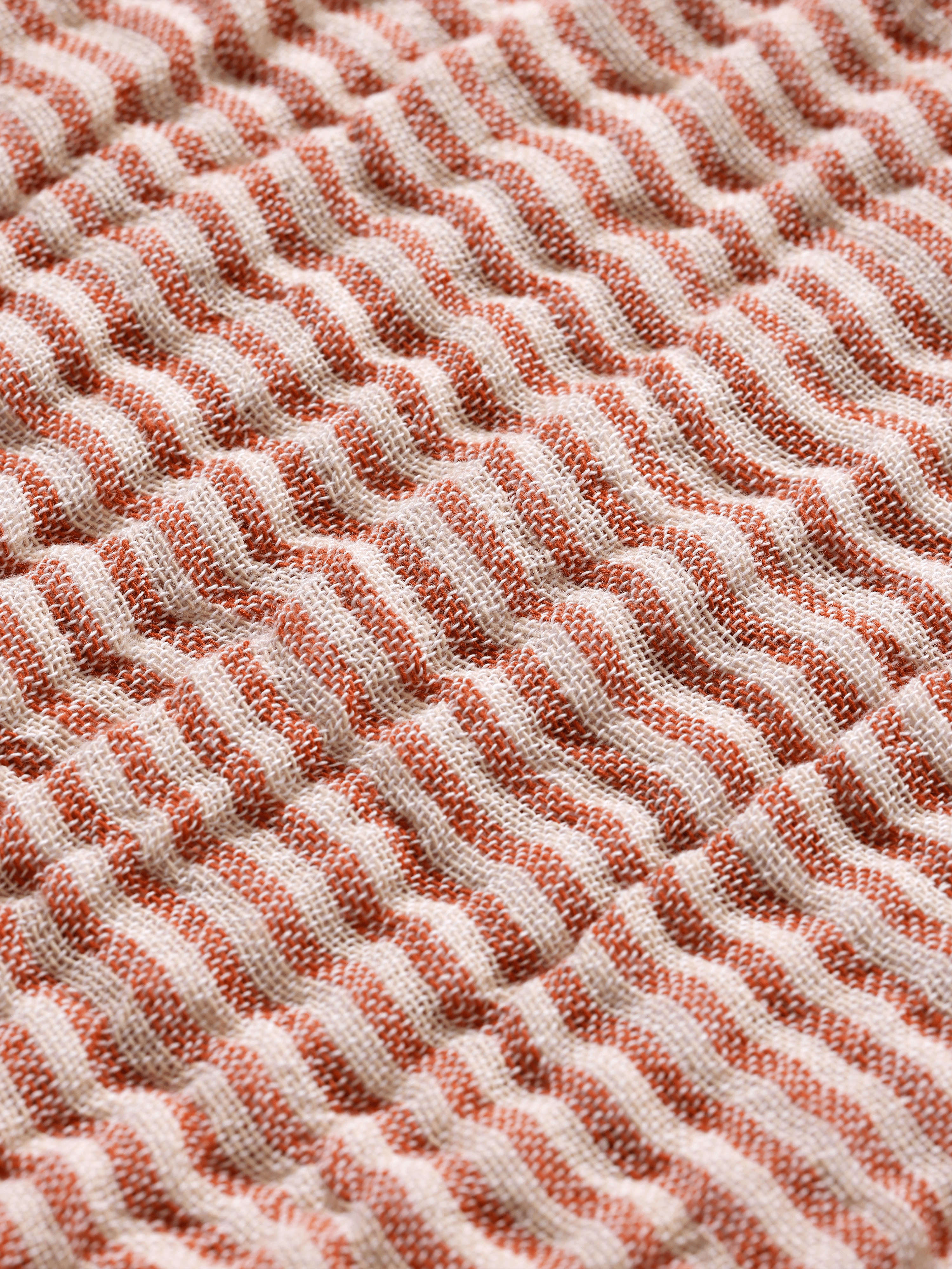 Narzuta FINO złamana biel z jasnoróżowym