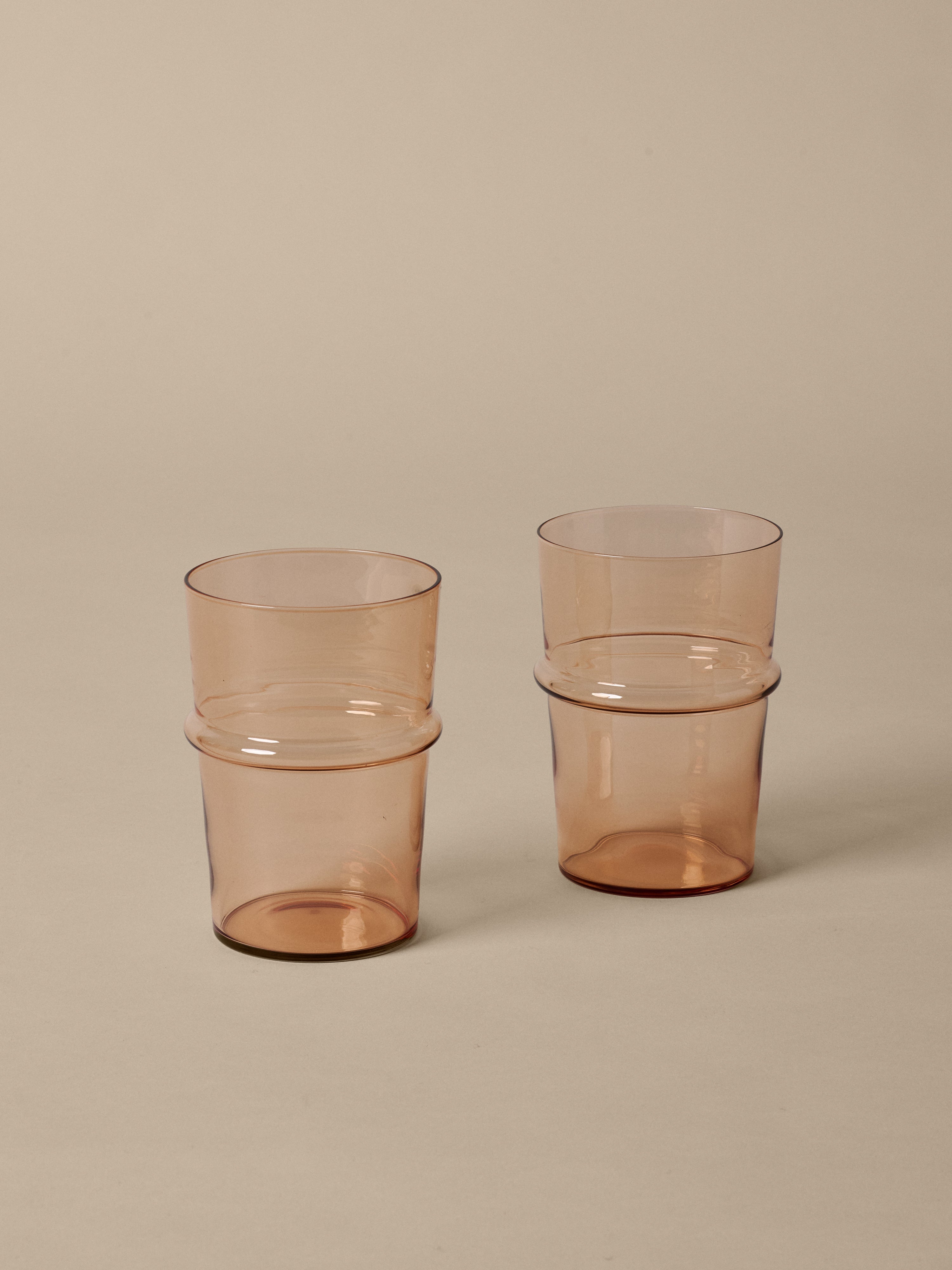 BOYA Glasses Set Pink Glass