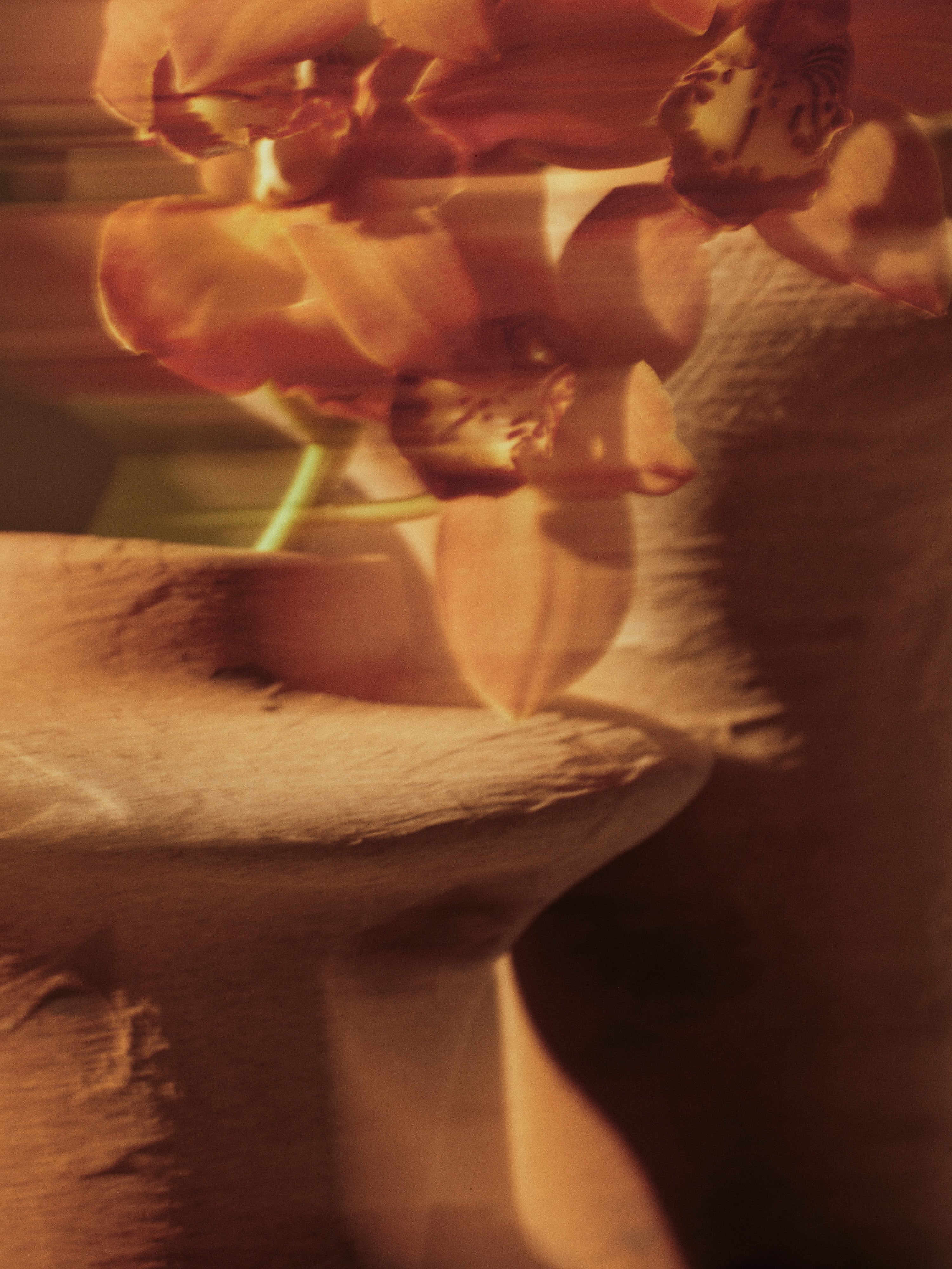 EVIO Ceramic Vase in Warm Beige