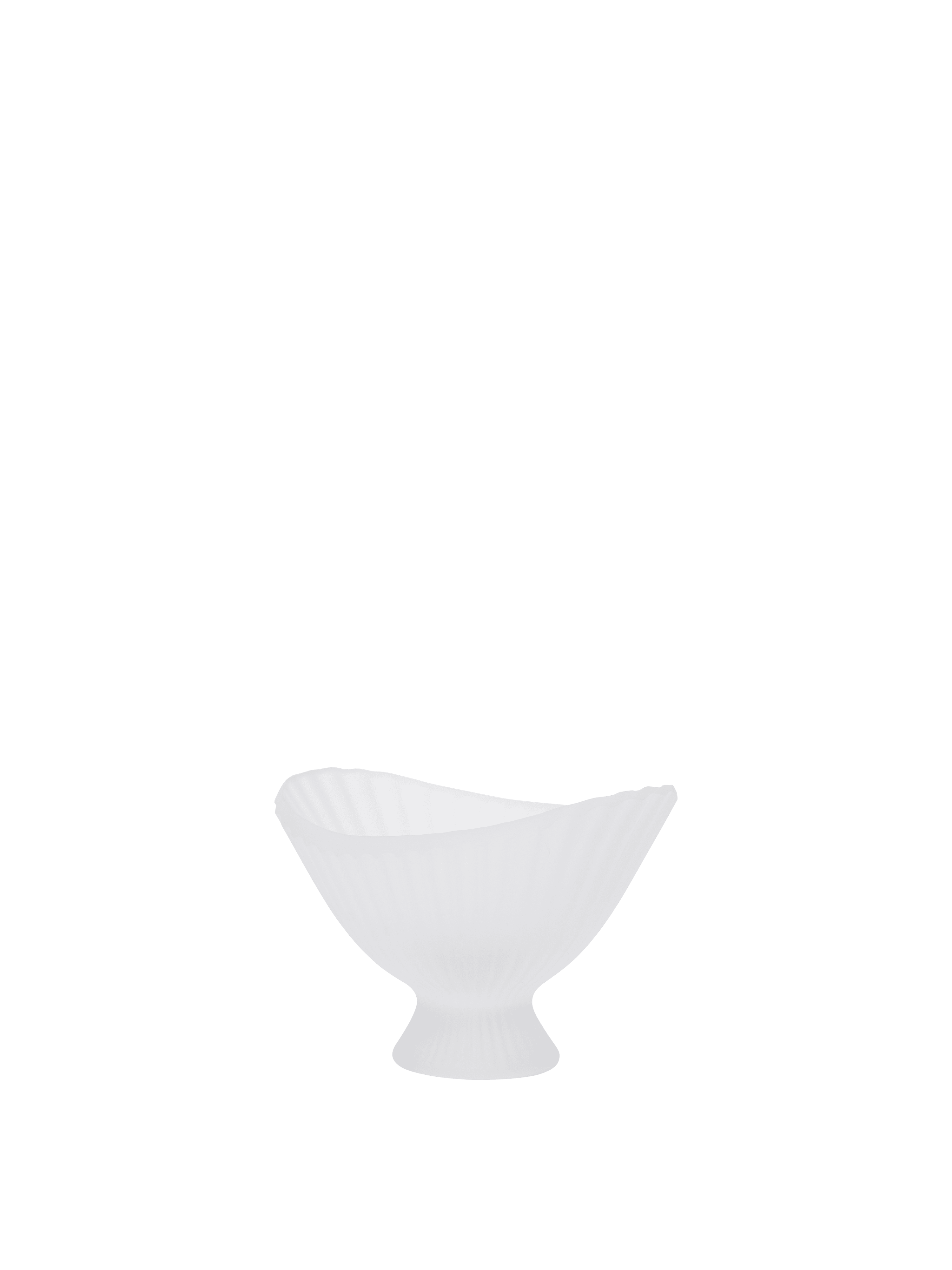 Misa FOUNTAIN biele sklo