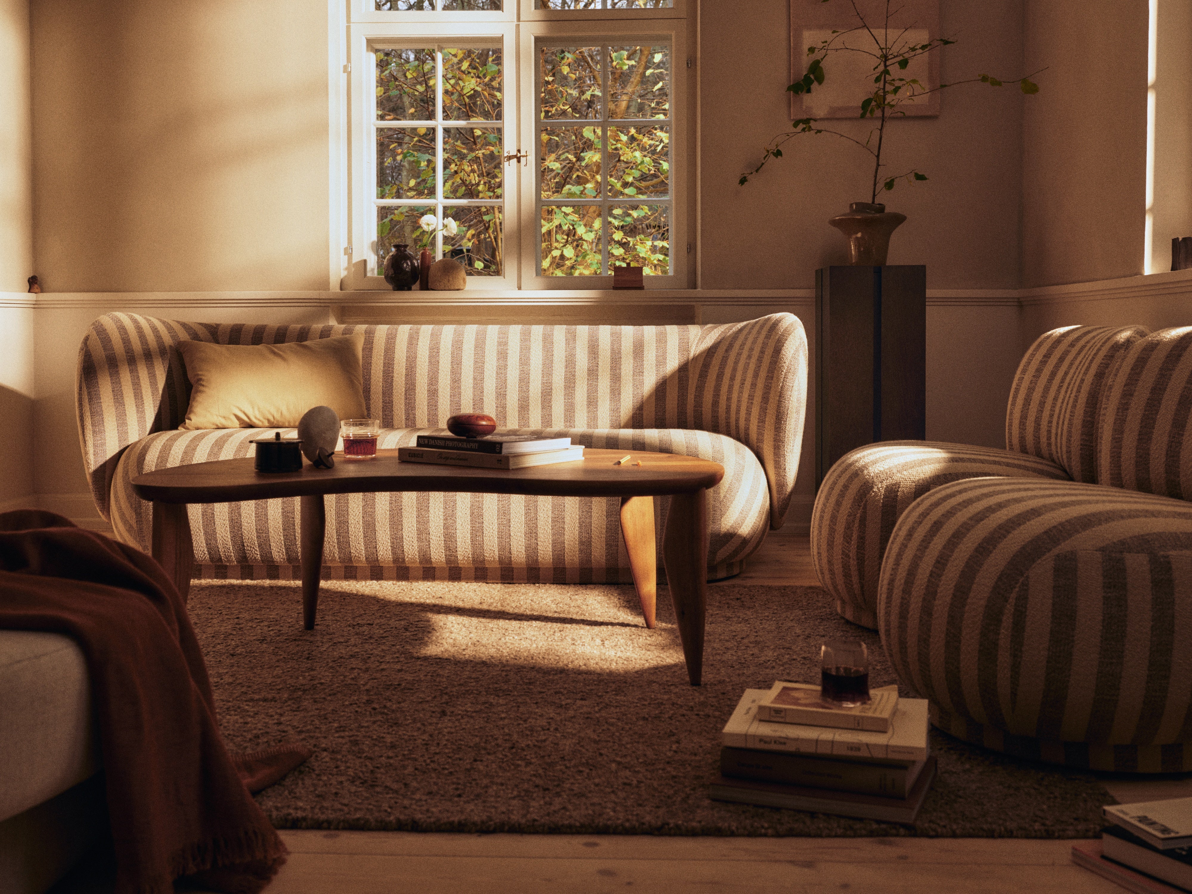 Sofa 2-osobová RICO Louisiana čokoládová s pieskovou