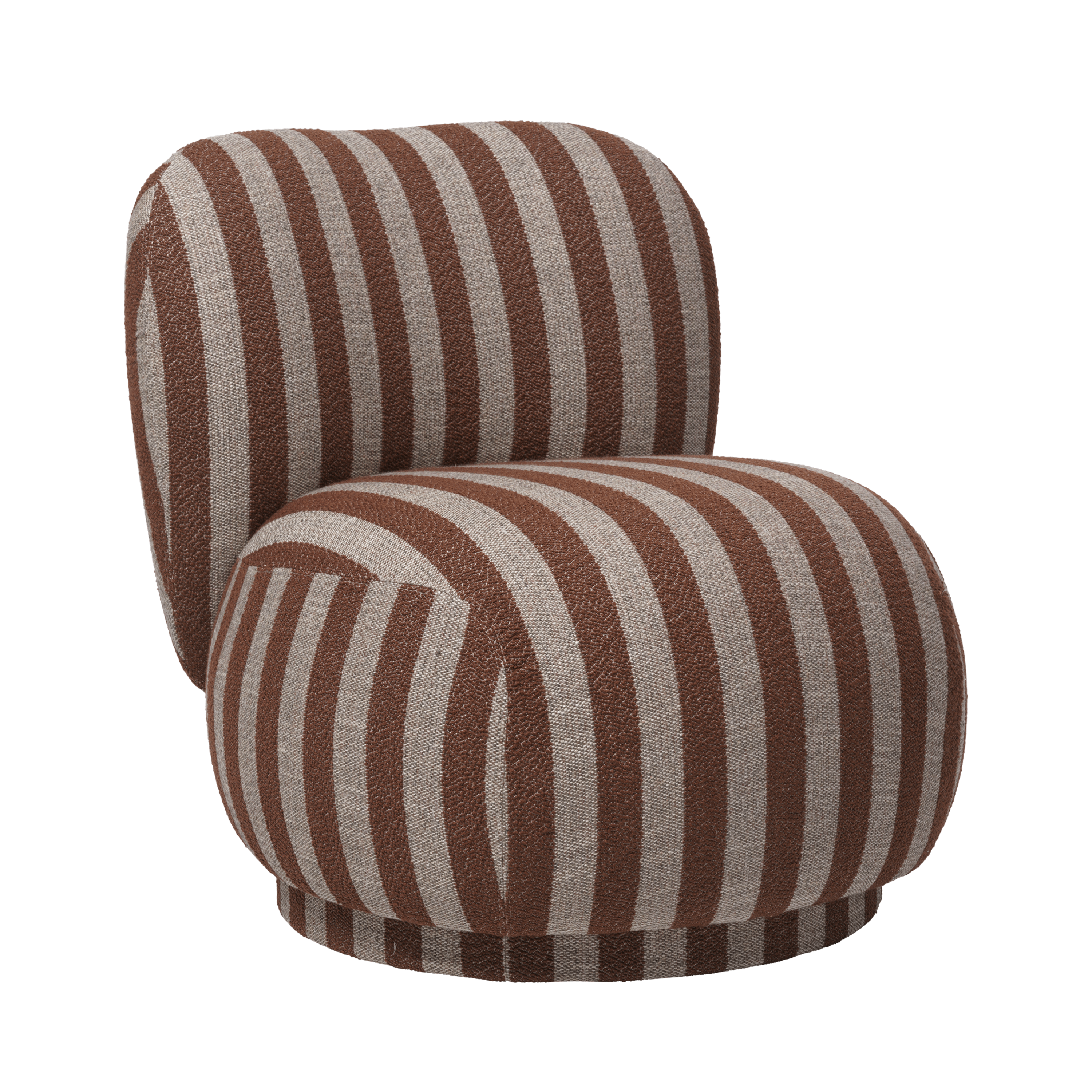 RICO PICCOLO LOUNGE Chair Louisiana Chocolate with Sand