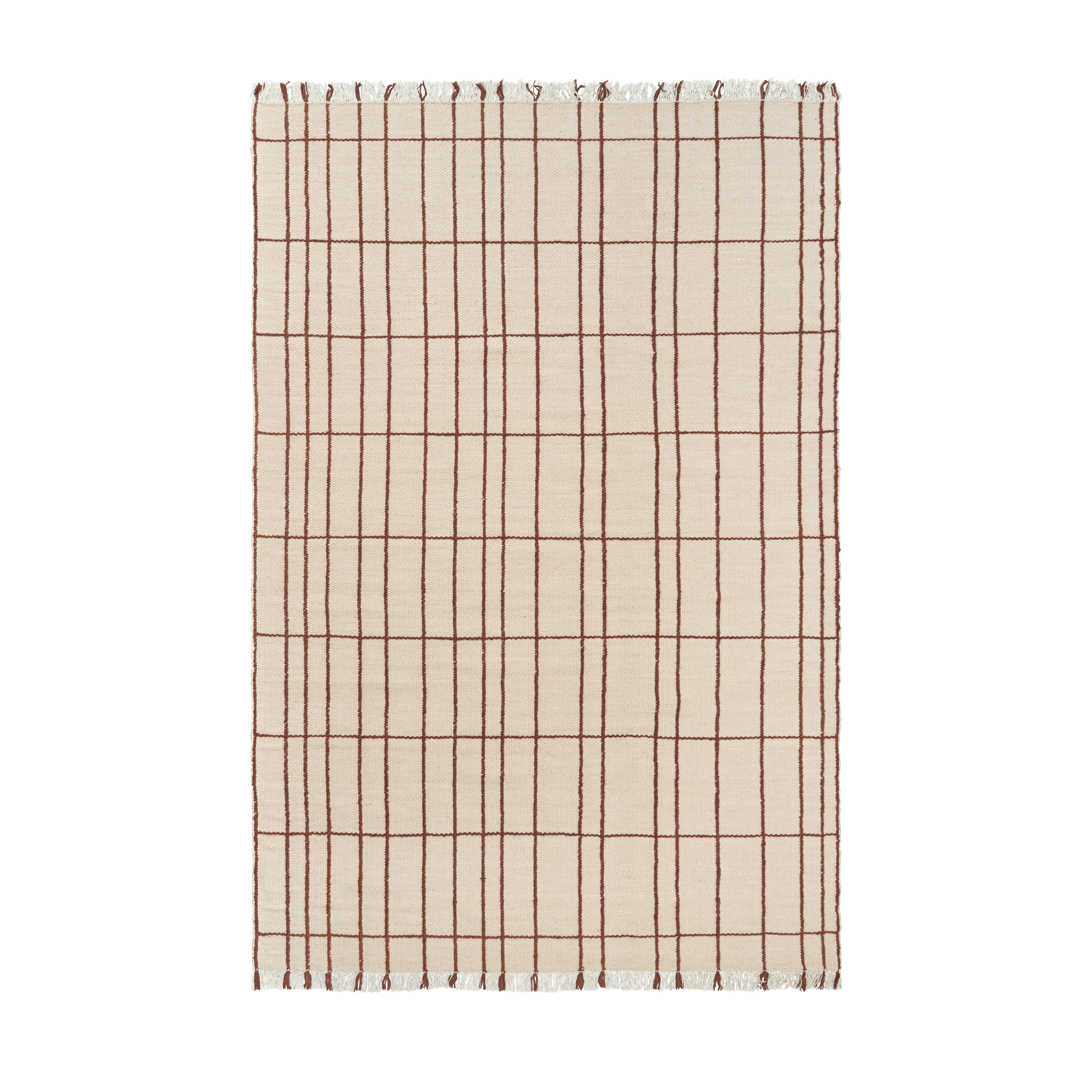 SEN Beige Carpet with Brown