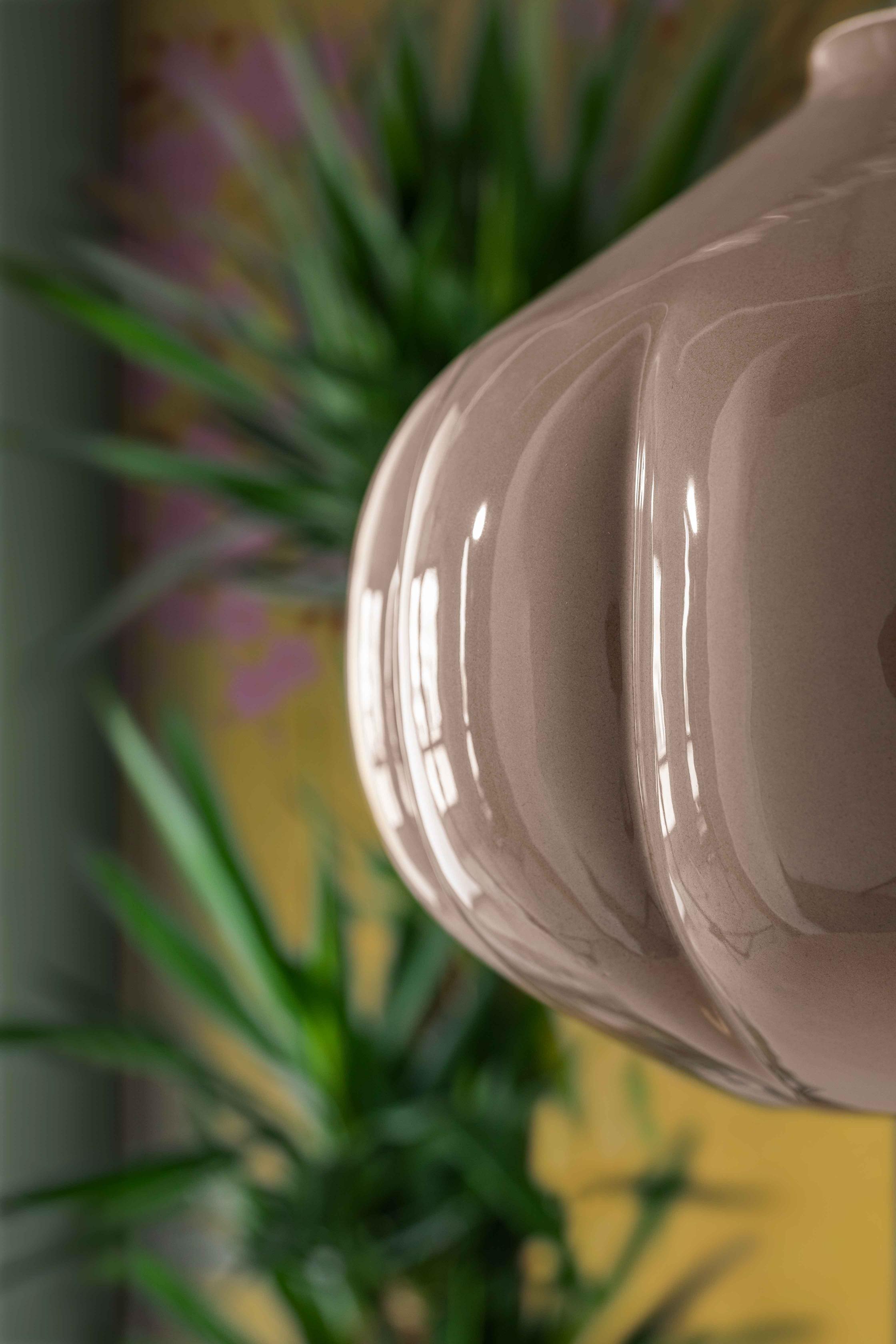 AFOXÉ turquoise ceramic pendant lamp