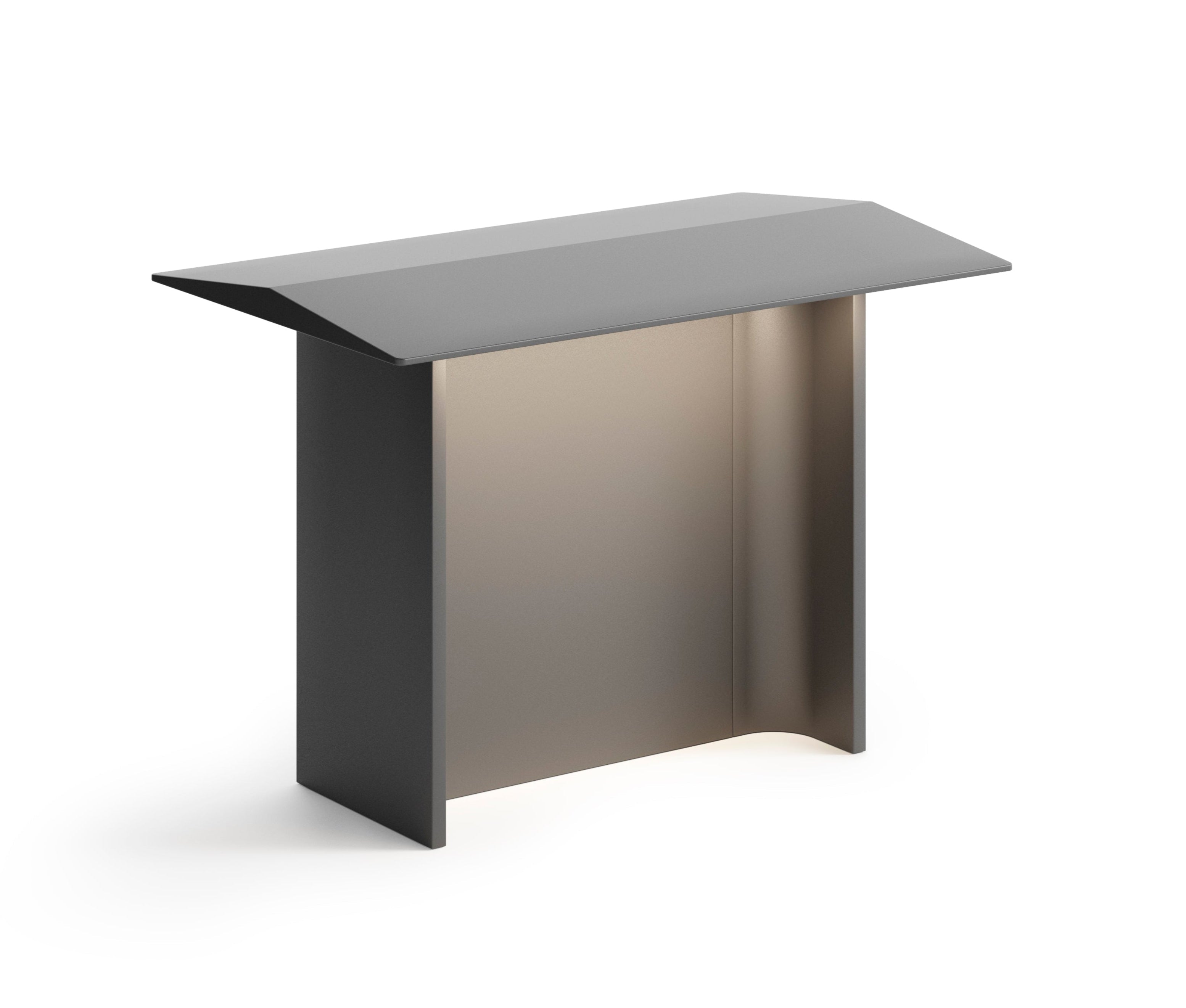 Exteriérová lampa FIENILE tmavosivá