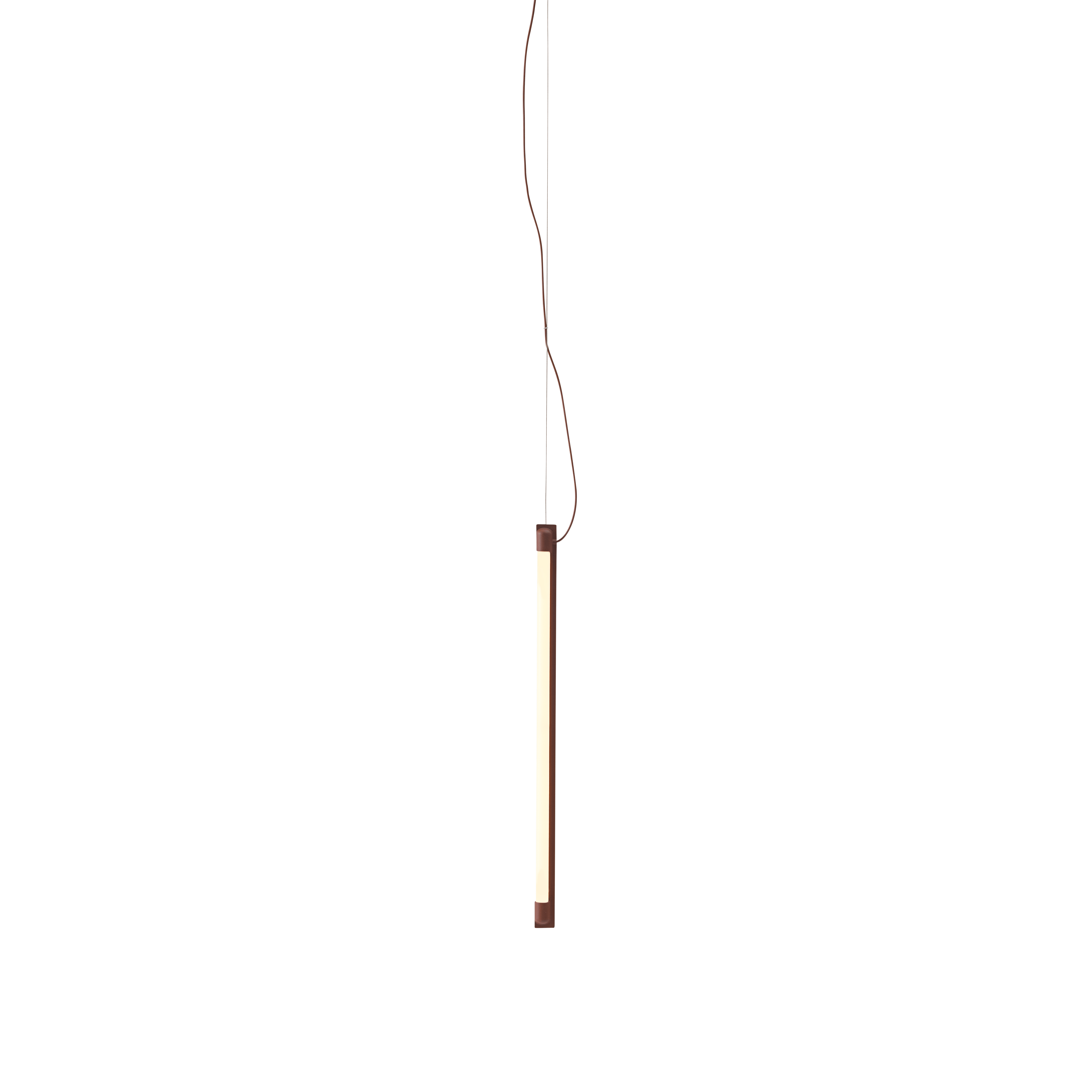 Závesná lampa FINE bordová