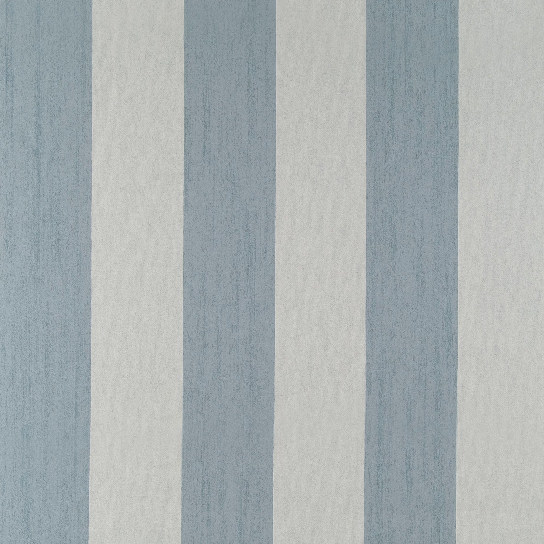 Textured wallpaper resembling canvas with a striped pattern in blue and beige