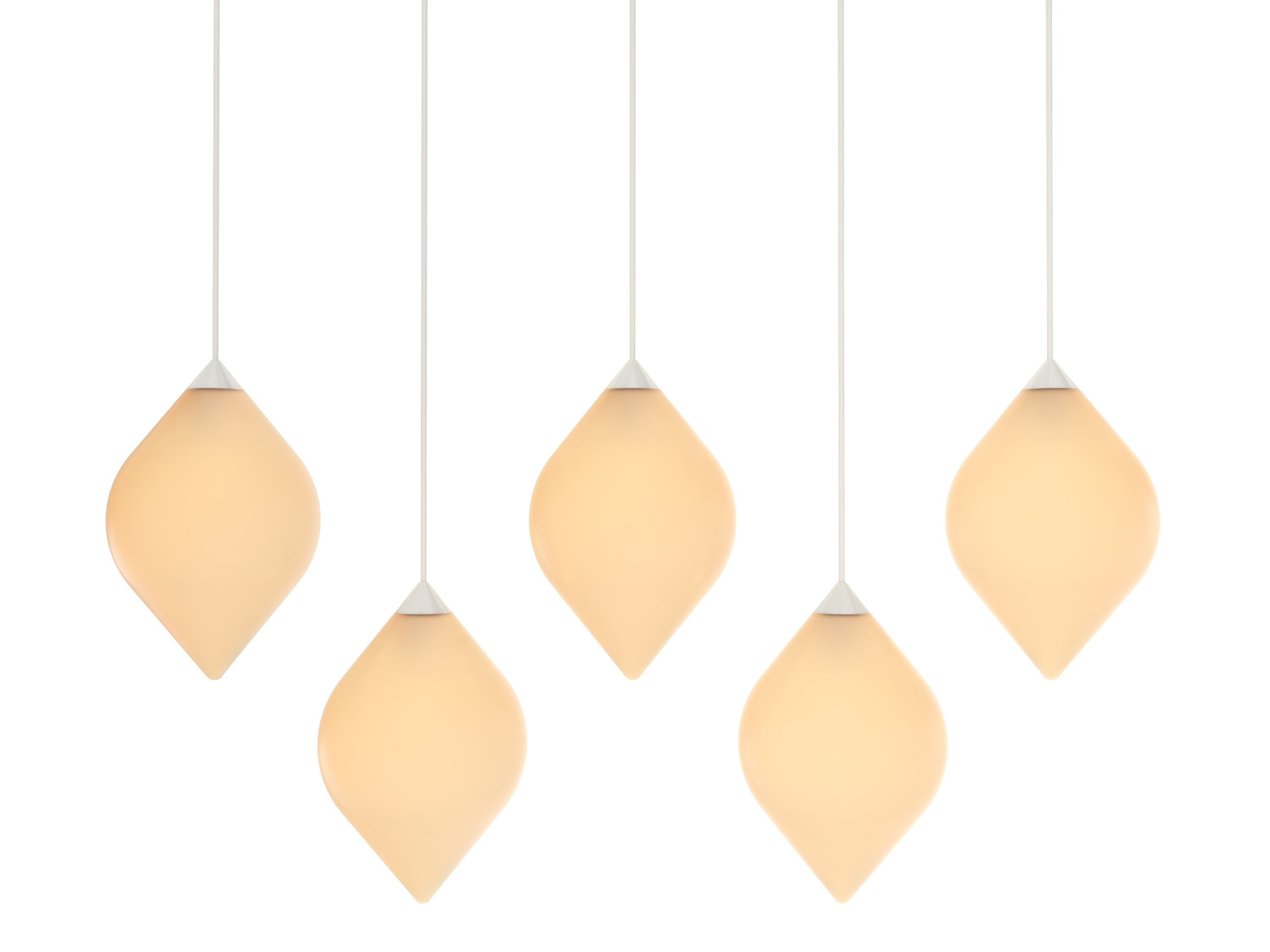 Lampa wisząca FLARE TOP opalowy klosz