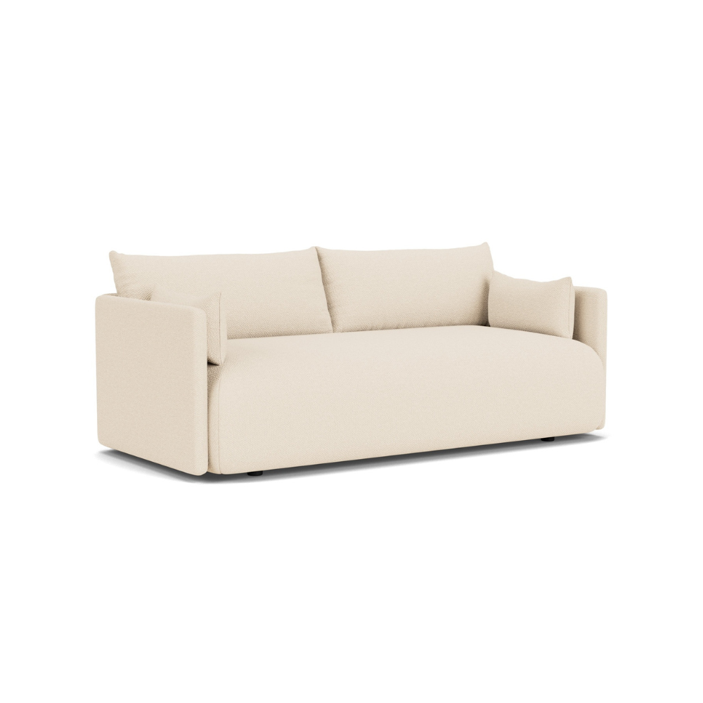 2-seater OFFSET sofa cream