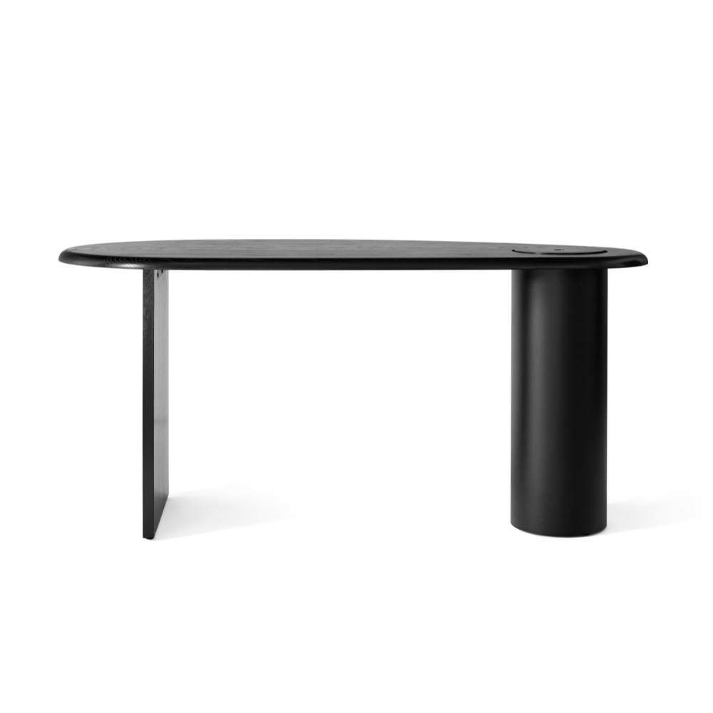 Písací stôl ECLIPSE čierne dubové drevo