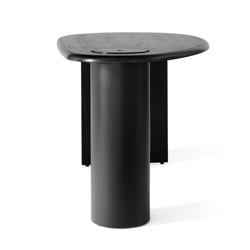 Písací stôl ECLIPSE čierne dubové drevo