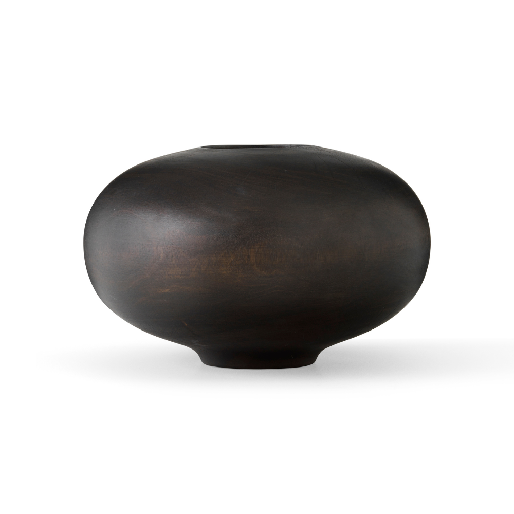 SURROUND vase mango wood