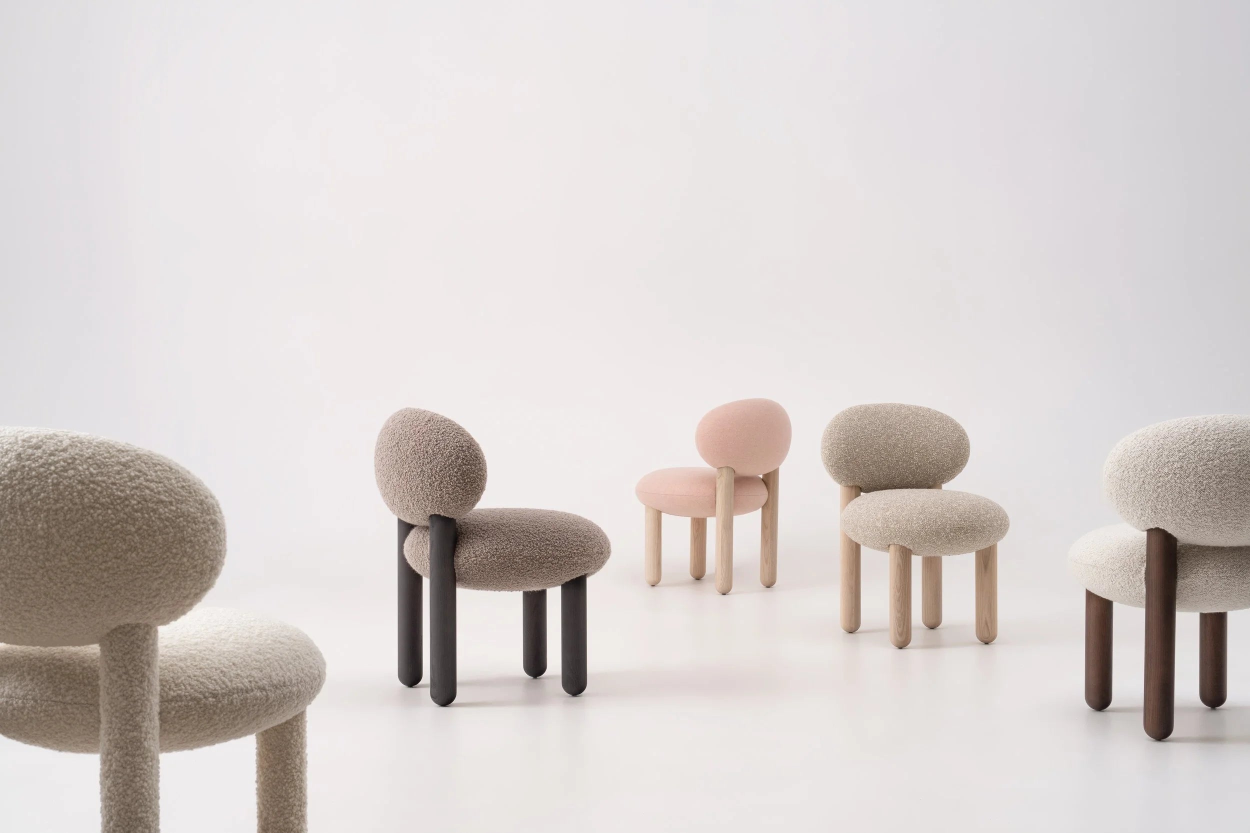 Čalúnená stolička FLOCK CS1