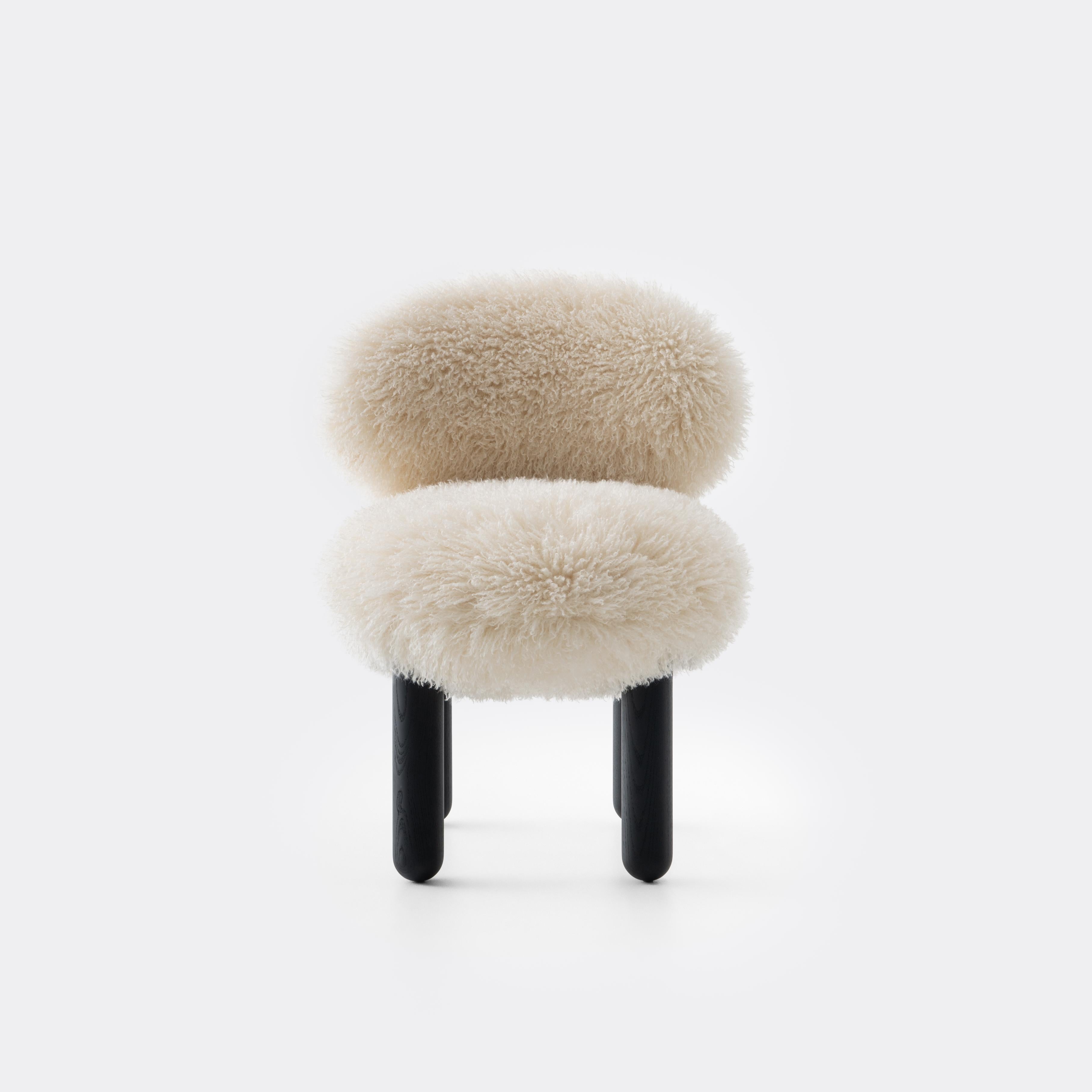 Stolička FLOCK CS2 - FLUFFY EDITION umelé kožušiny