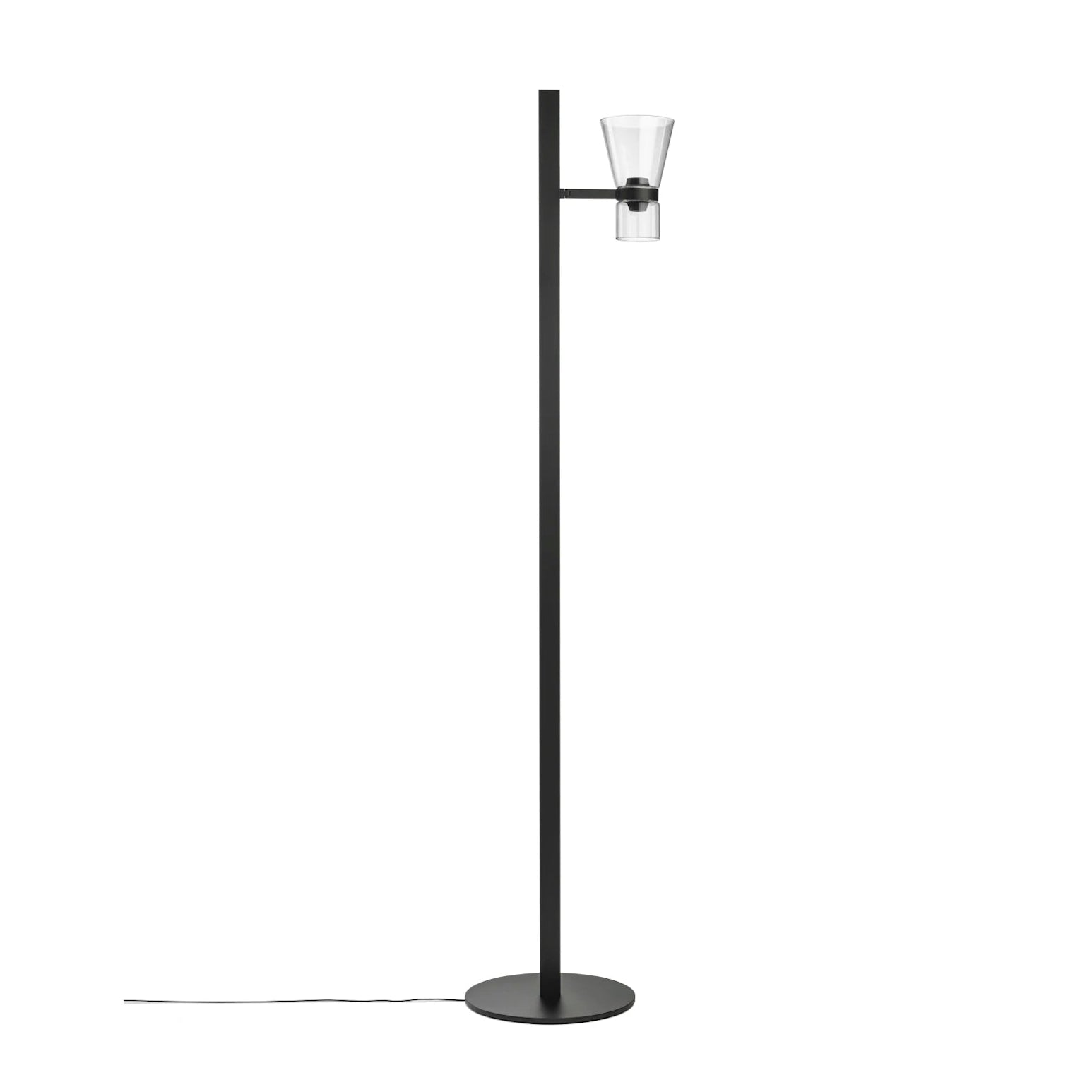 Lampa podlahová NOCTURNE F1 CONE čierna