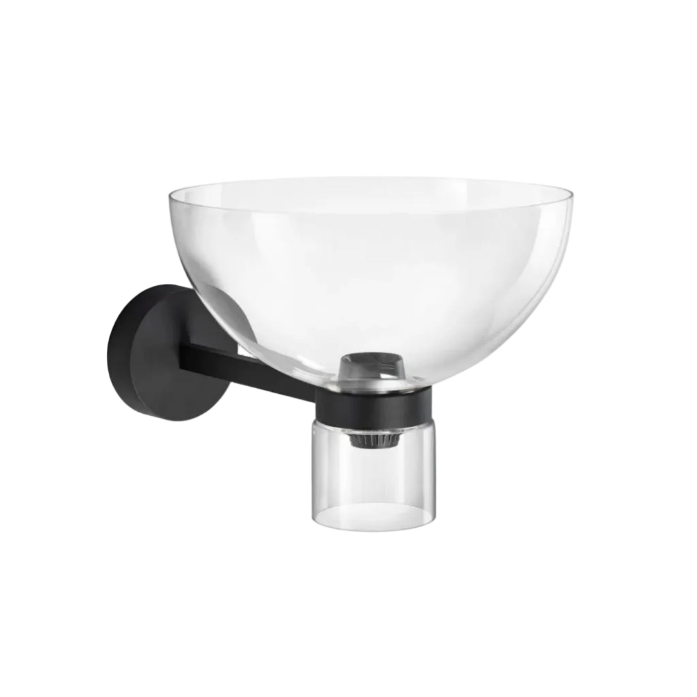 Nástenná lampa NOCTURNE BOWL čierna