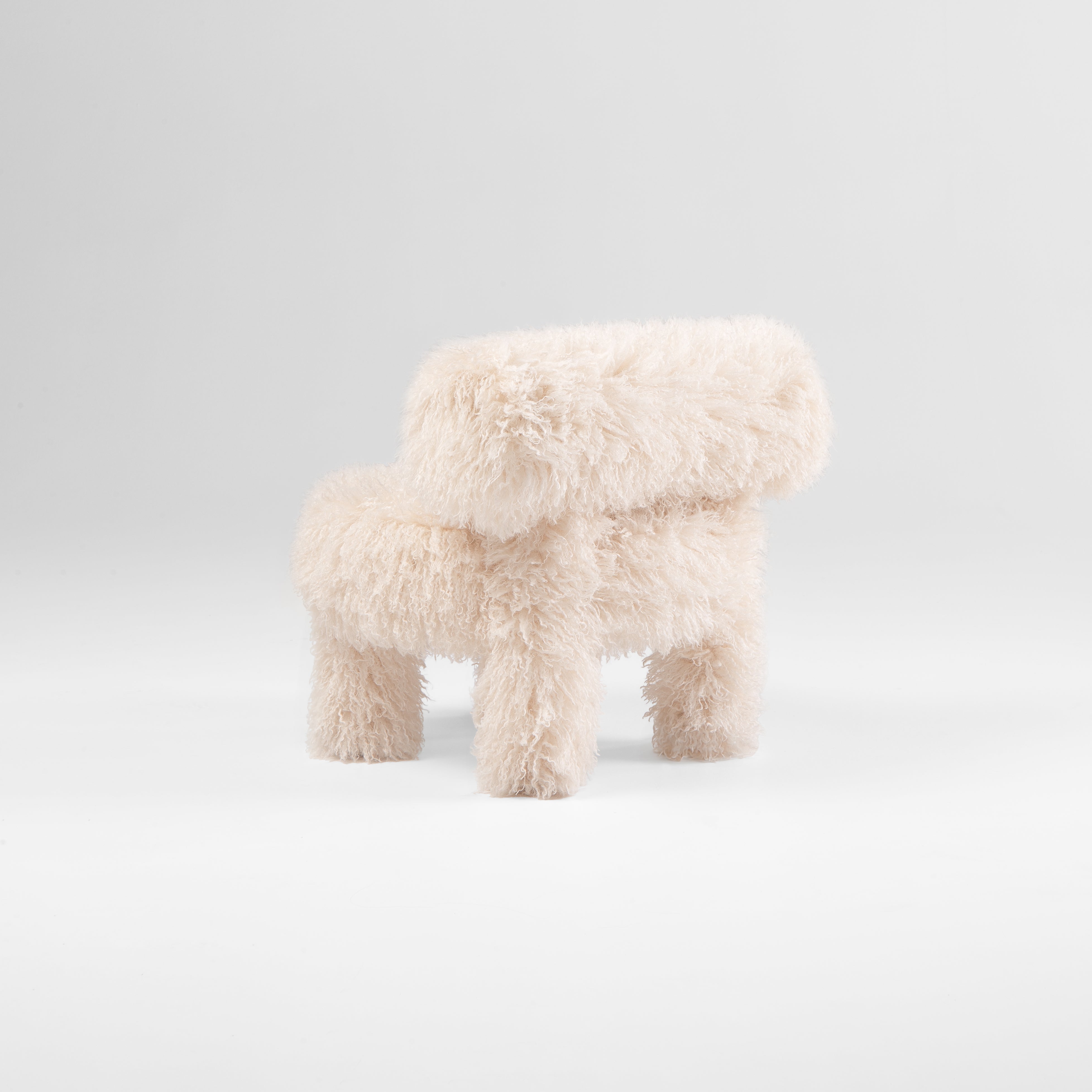 Children's Armchair BABY GROPIUS CS1 - FLUFFY EDITION artificial fur