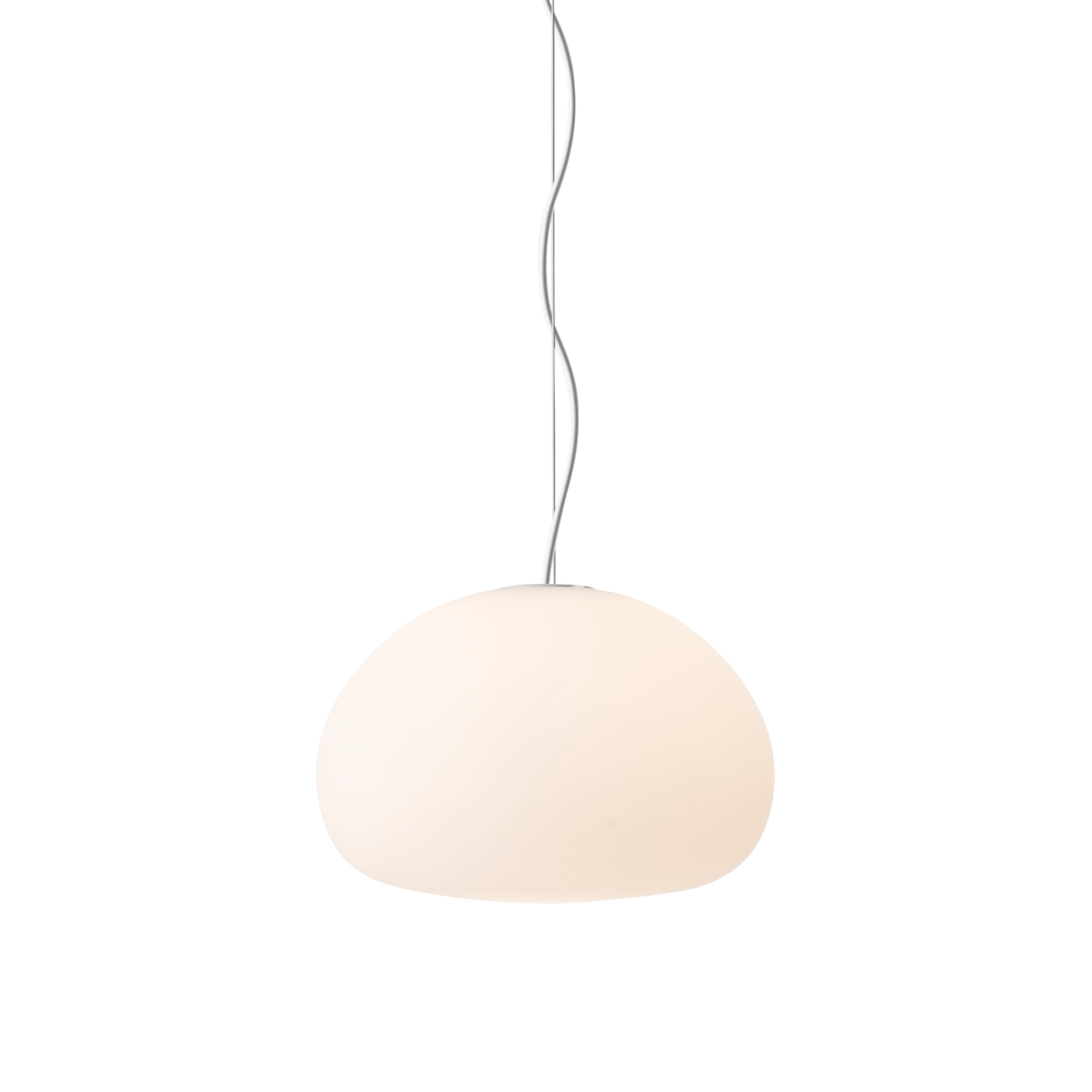 Lampa wisząca FLUID opalowe szkło