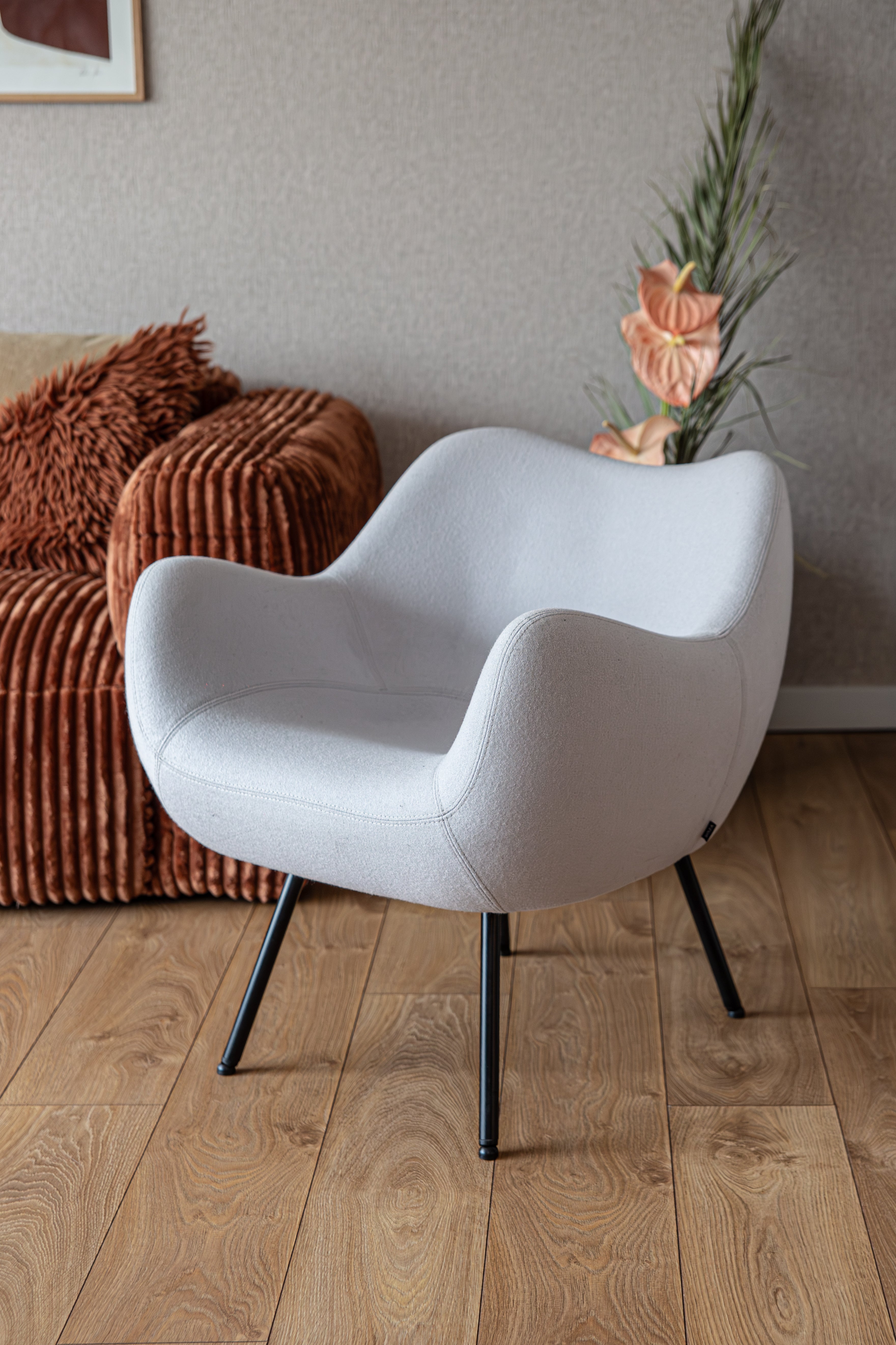 Fotel RM58 CLASSIC SOFT béžový - poexponovaný