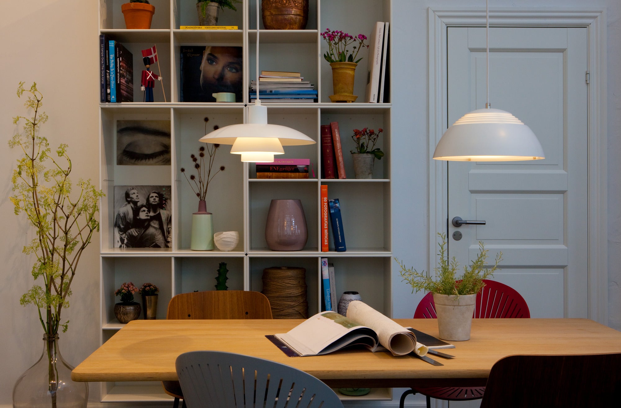 Závesná lampa PH 4/3 biela