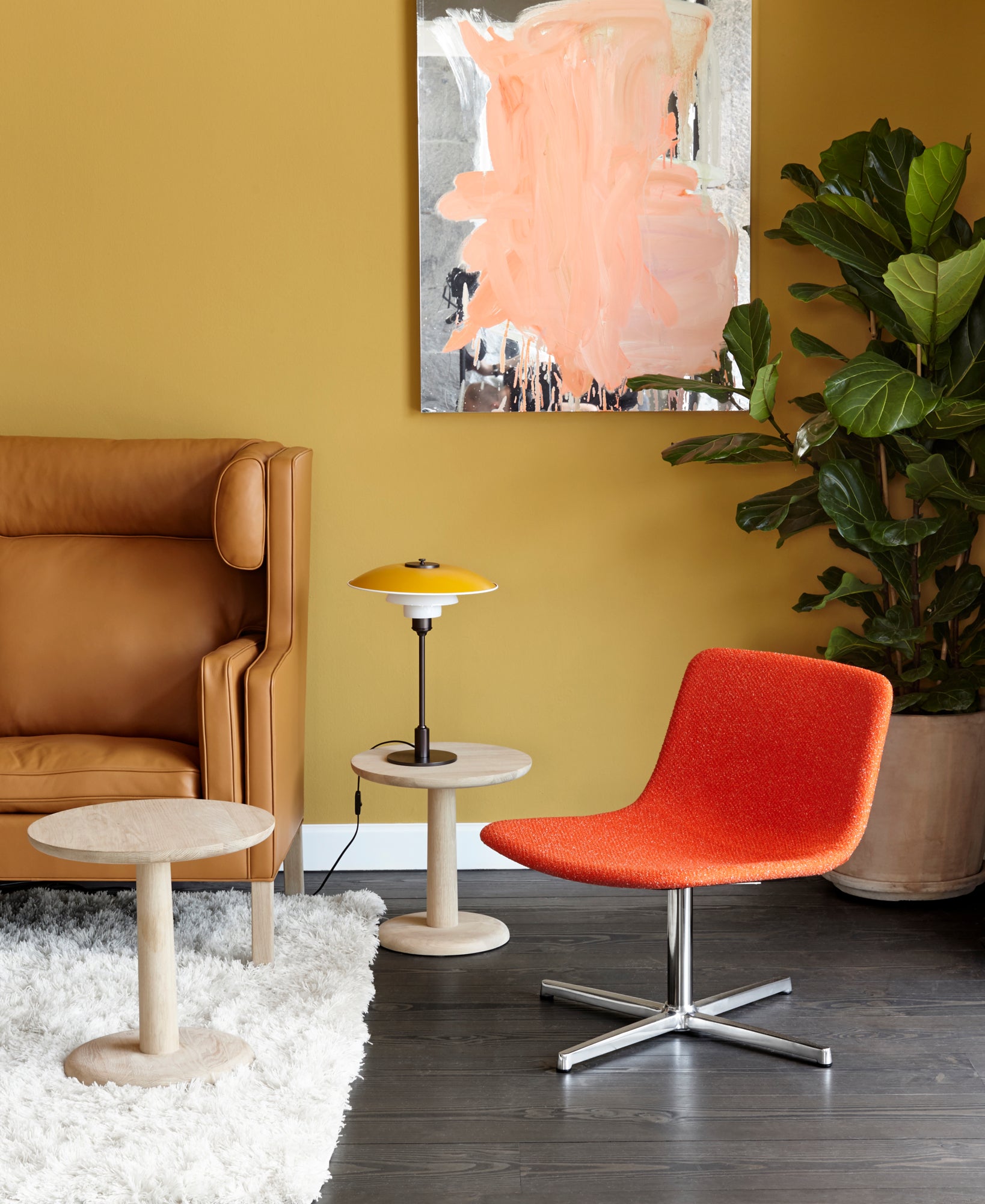 Stolná lampa PH 3½-2½ žltá