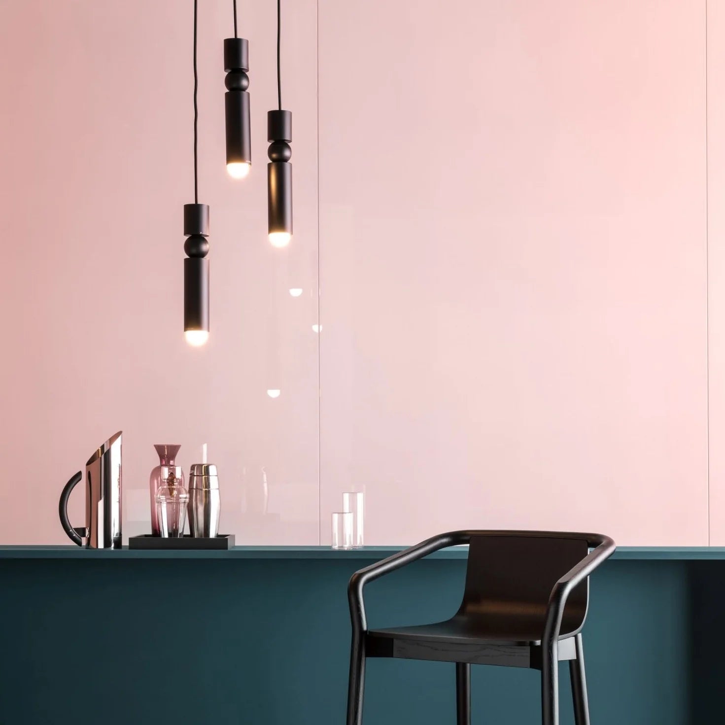 Lampa visiacá 5-bodová FULCRUM matná čierna