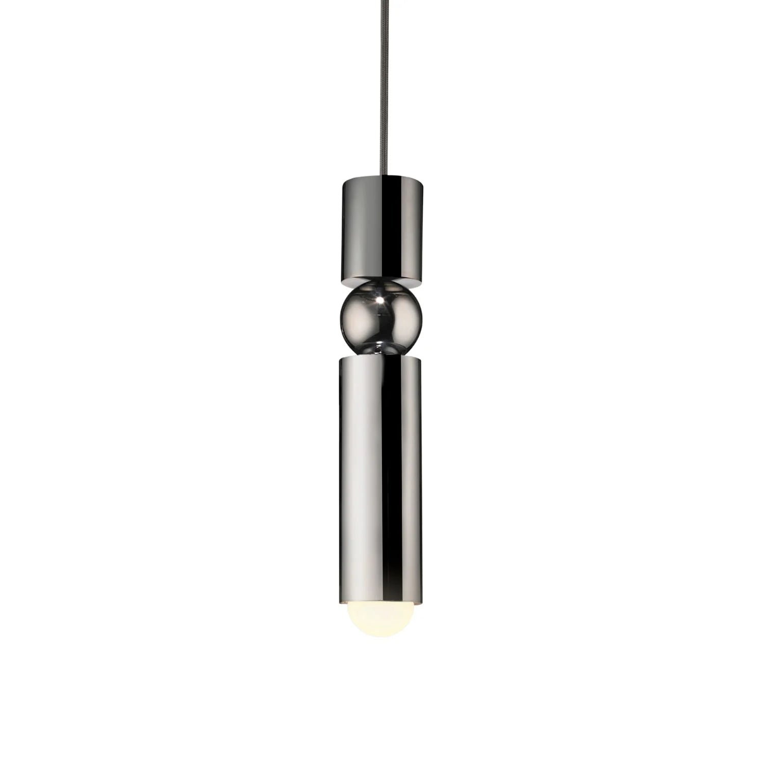 Závesná lampa FULCRUM v chrómovom prevedení