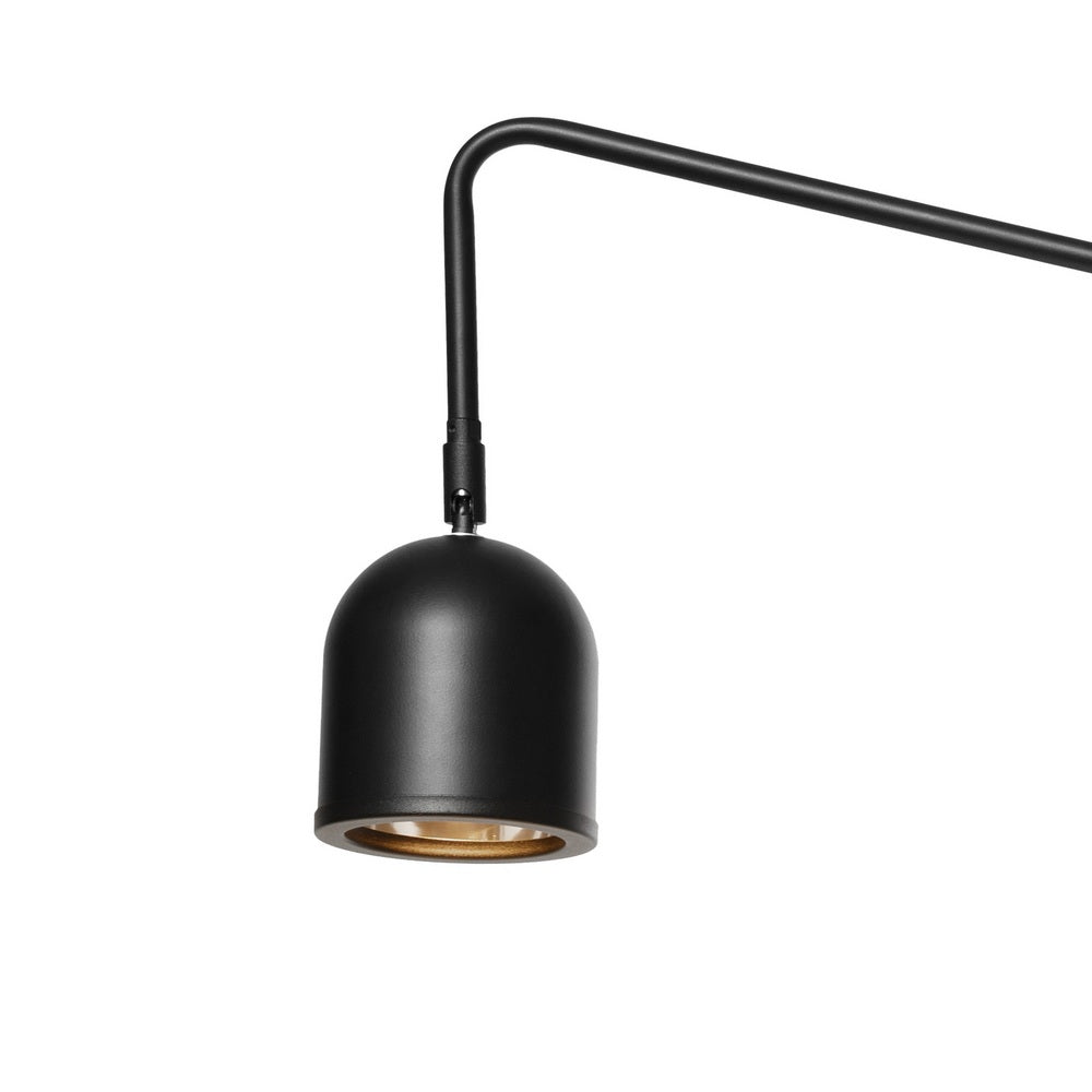 Nástenná lampa GASPAR čierna