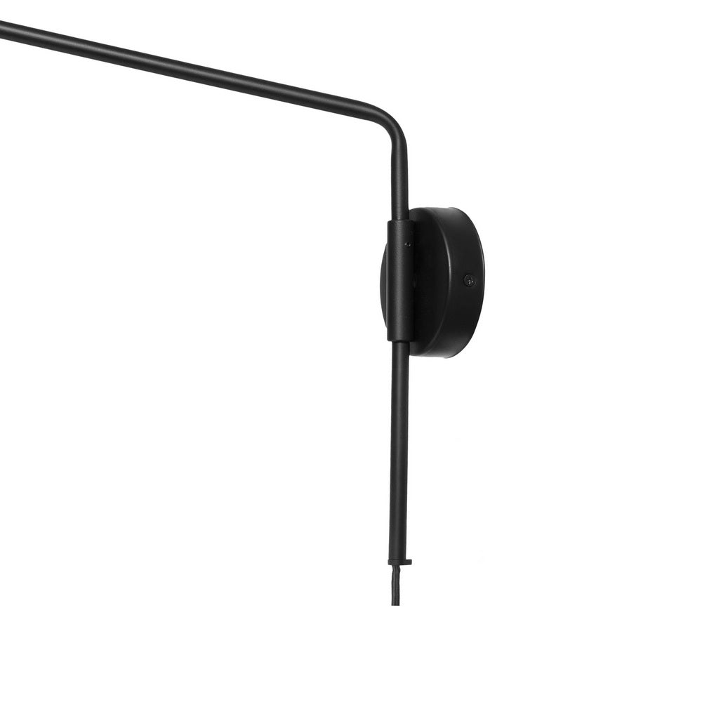 Nástenná lampa GASPAR čierna
