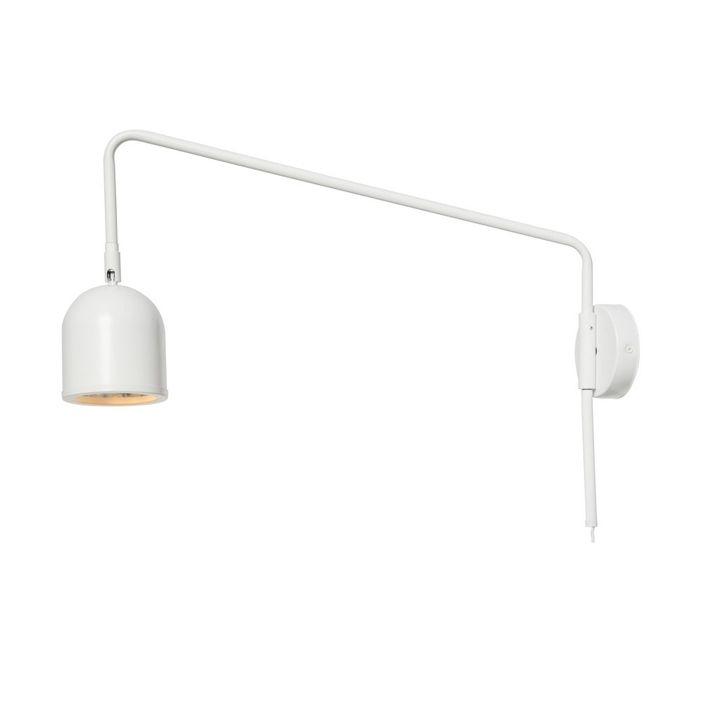 Nástenná lampa GASPAR biela
