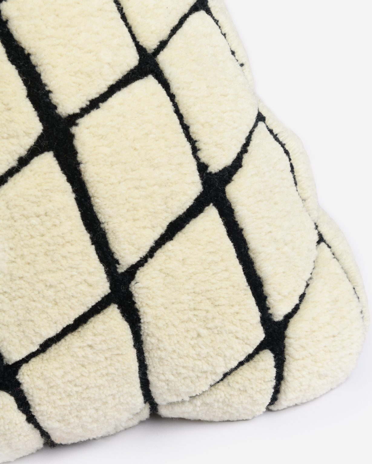 Decorative Pillow GRID Broken White