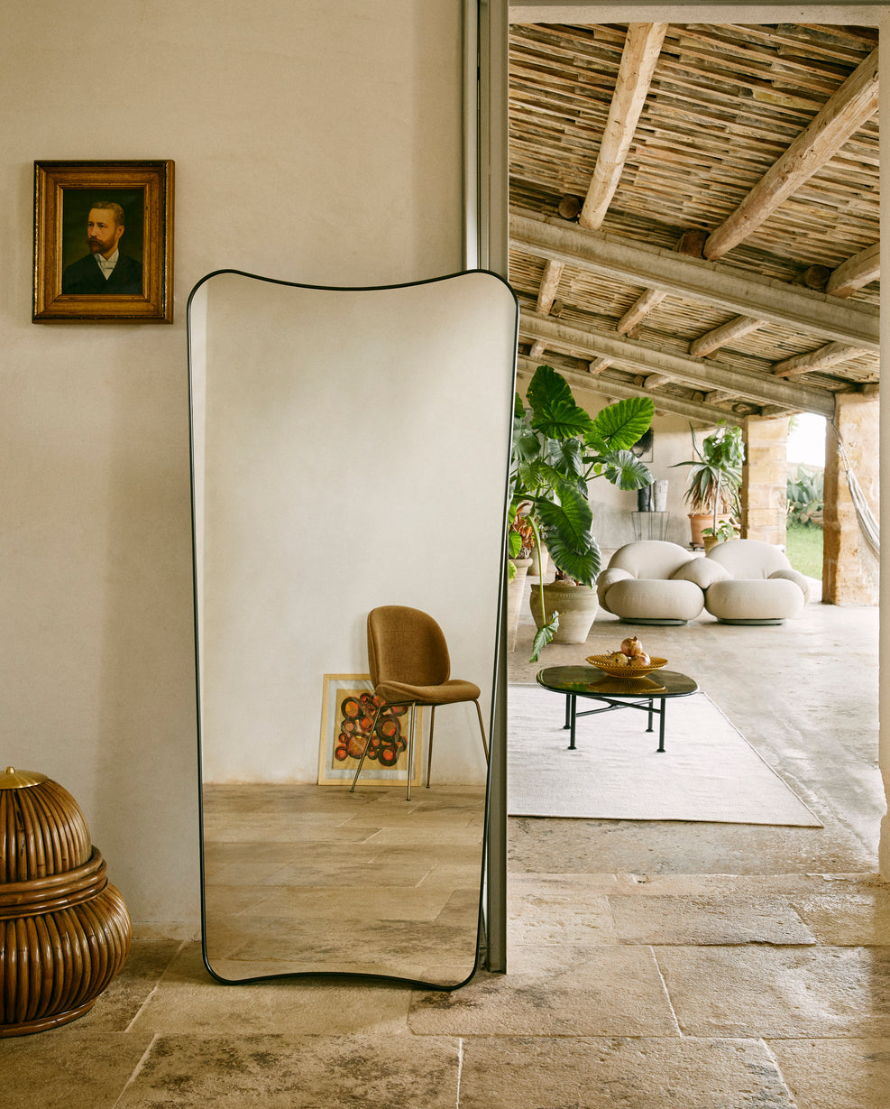 F.A. 33 Brass Mirror