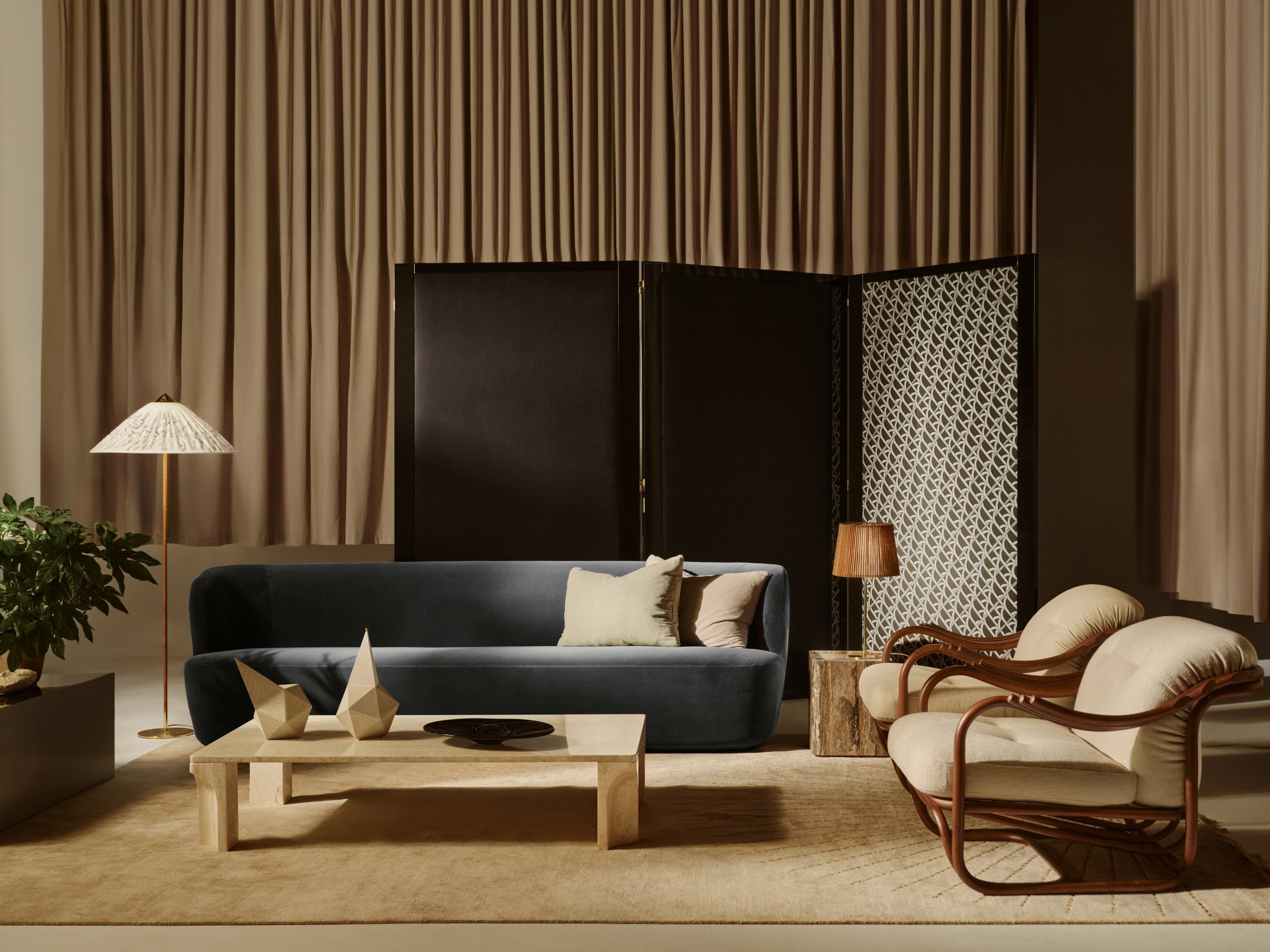 Kreslo POLTRONA TRIA čalúnené